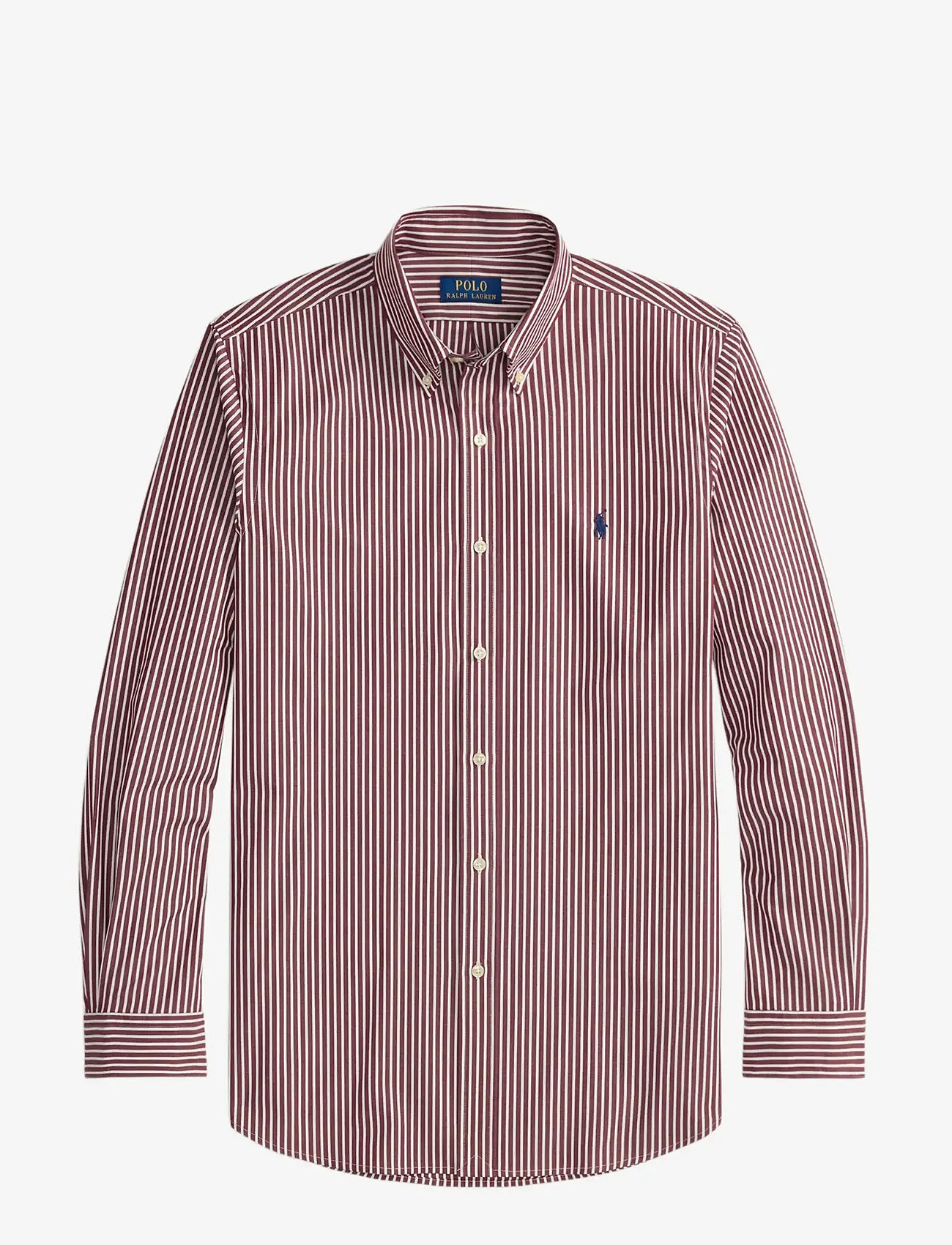 Polo Ralph Lauren - Slim Fit Striped Stretch Poplin Shirt - basic skjorter - 6779l classic win - 1