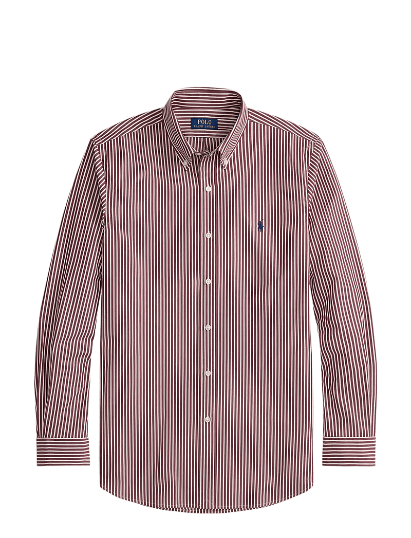 Polo Ralph Lauren - Slim Fit Striped Stretch Poplin Shirt - basic skjorter - 6779l classic win - 1