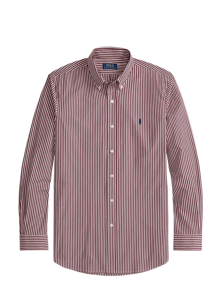 Polo Ralph Lauren - Slim Fit Striped Stretch Poplin Shirt - gestreifte hemden - 6779l classic win - 1