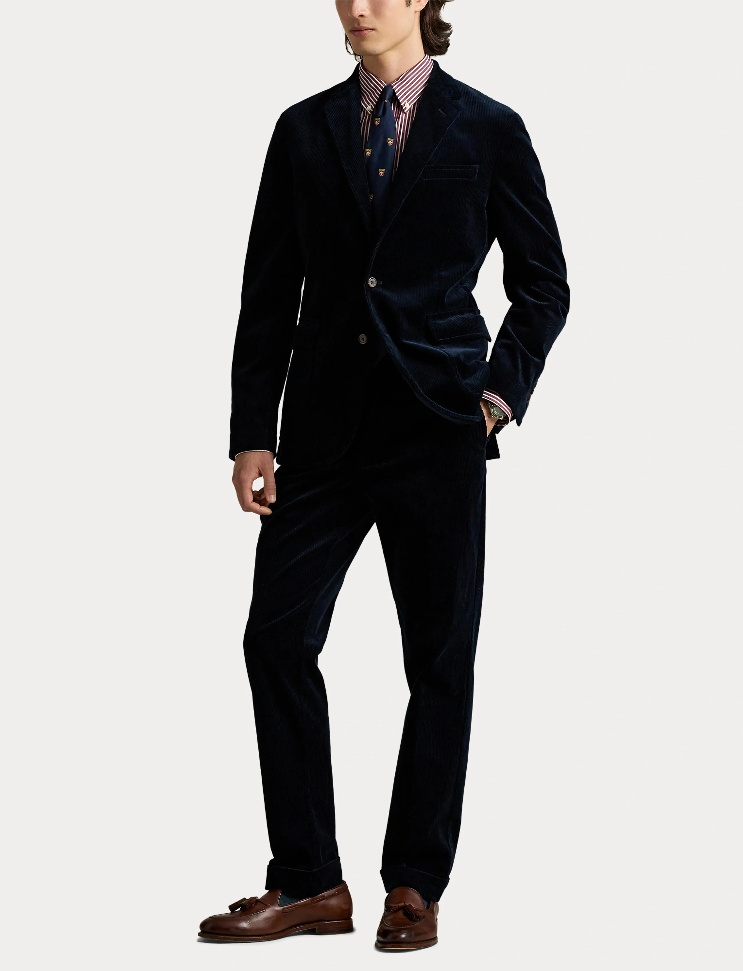 Polo Ralph Lauren - Slim Fit Striped Stretch Poplin Shirt - stribede skjorter - 6779l classic win - 4