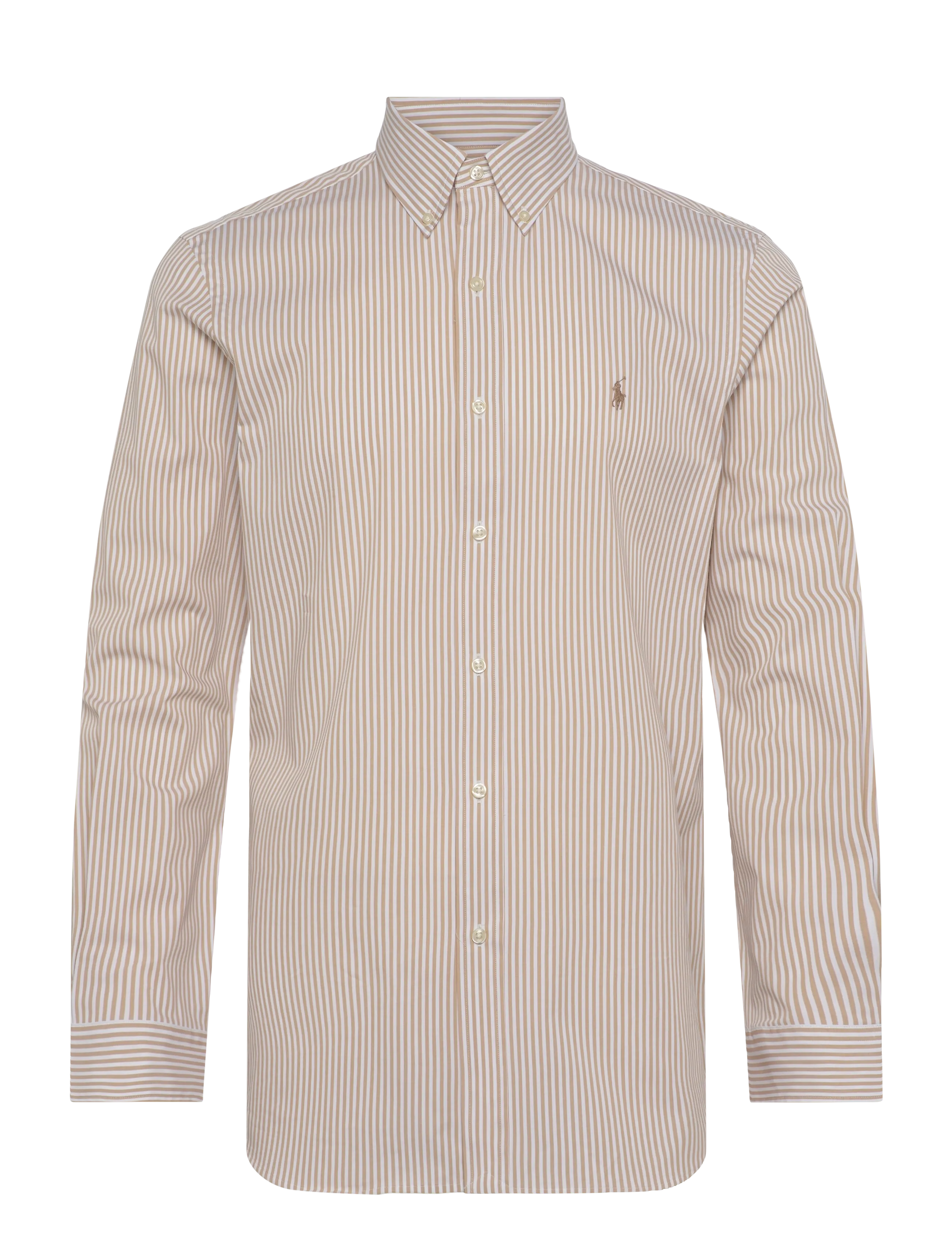Polo Ralph Lauren 50/1 BISTRCH POPLIN-CUBDPPCS - Shirts - 4655AF VINTAGE KH / beige