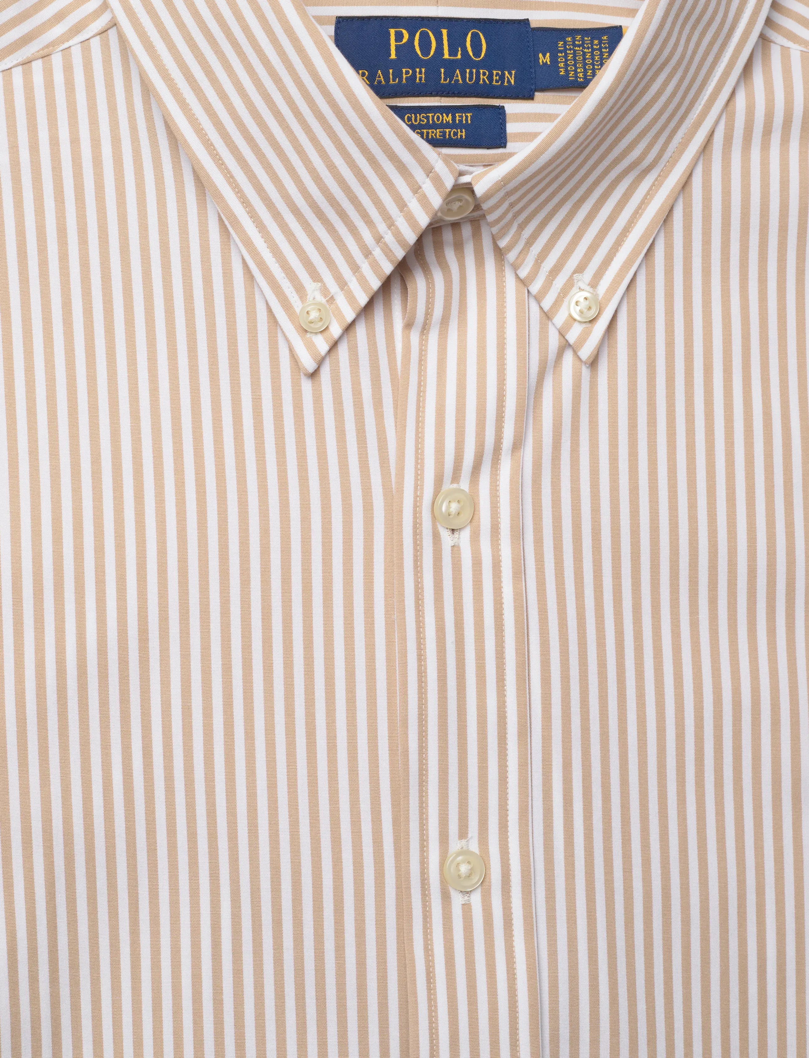 Polo Ralph Lauren - Custom Fit Striped Stretch Poplin Shirt - stribede skjorter - 4655af vintage kh - 2