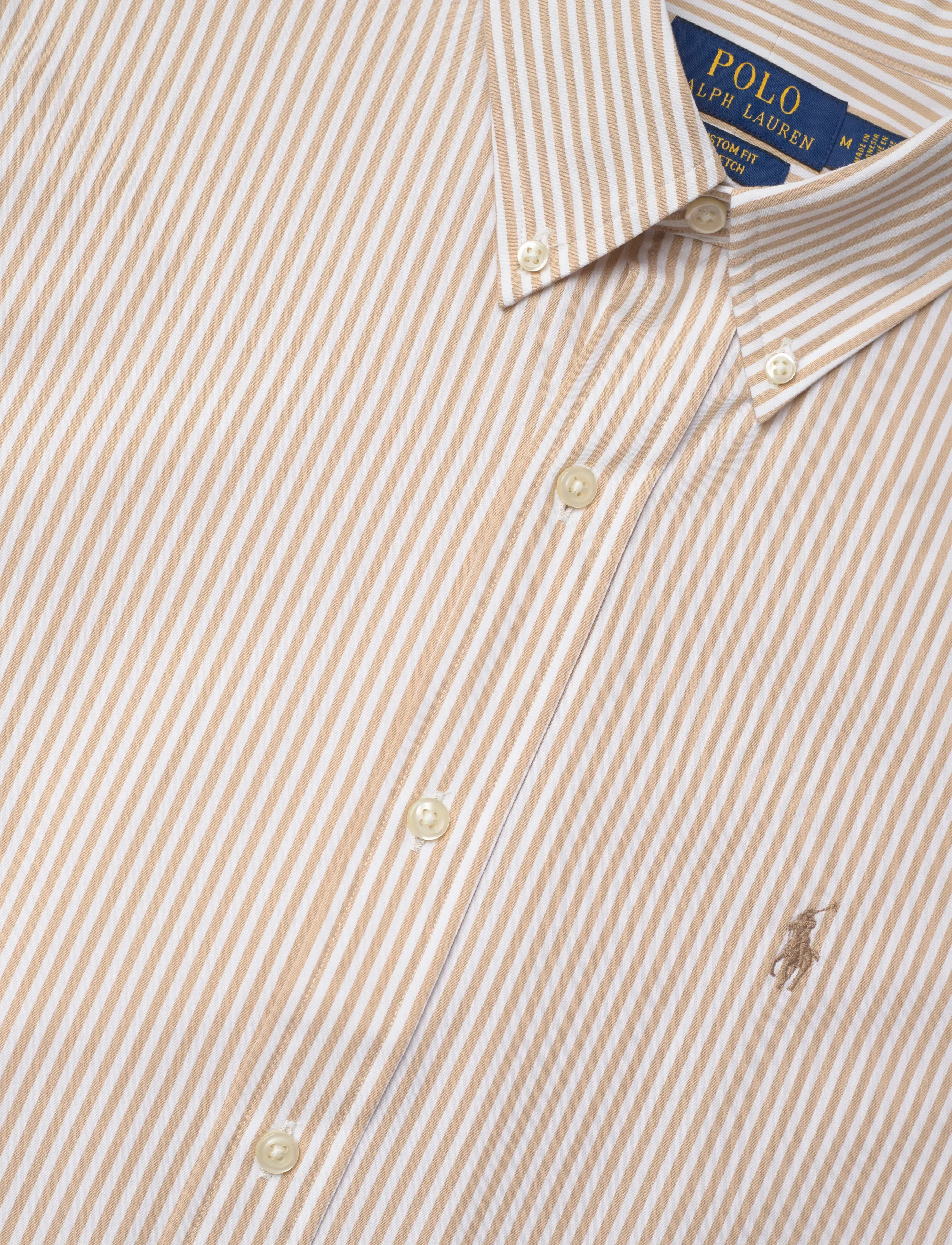 Polo Ralph Lauren - Custom Fit Striped Stretch Poplin Shirt - stribede skjorter - 4655af vintage kh - 3