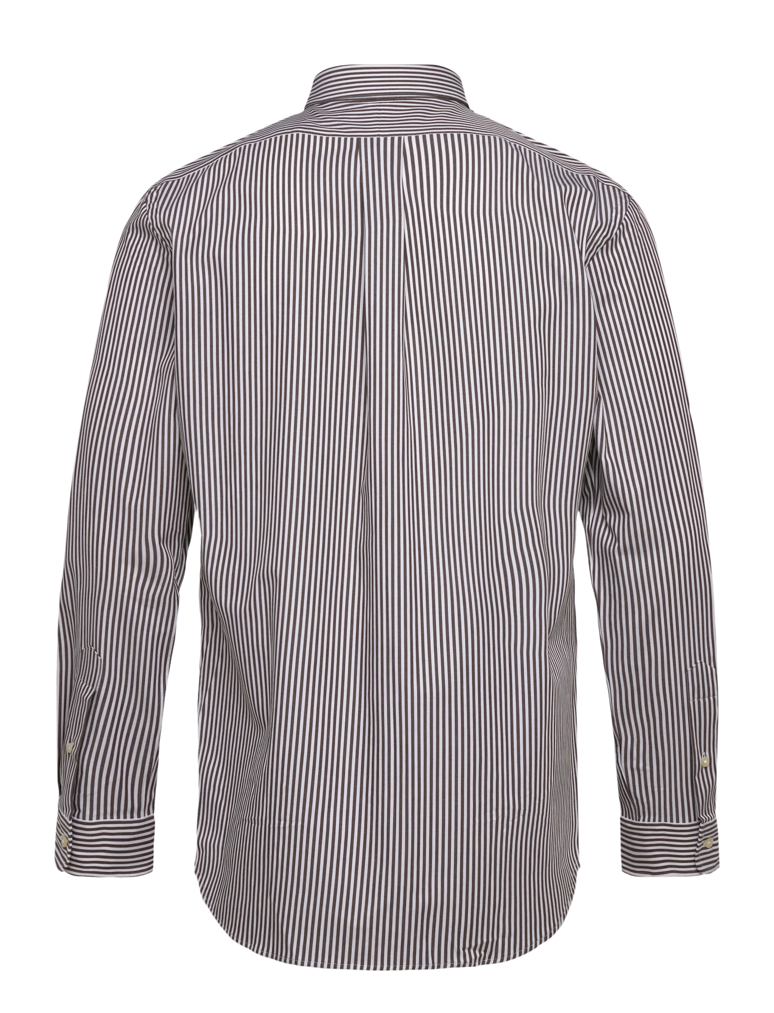 Polo Ralph Lauren - Custom Fit Striped Stretch Poplin Shirt - triibulised särgid - 4655ag nutmeg bro - 1