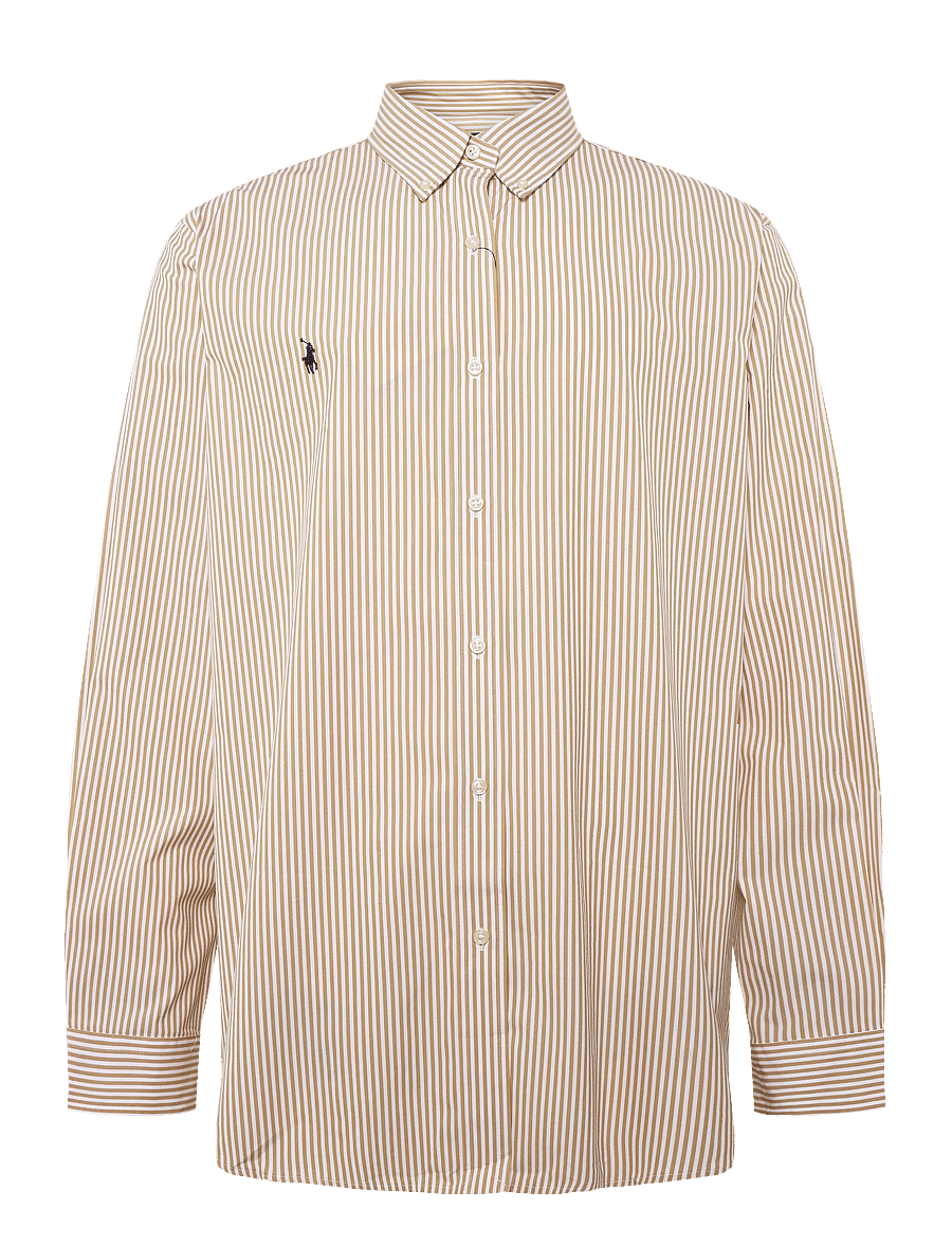 Polo Ralph Lauren - Custom Fit Striped Stretch Poplin Shirt - gestreifte hemden - 4655ah classic ca - 1