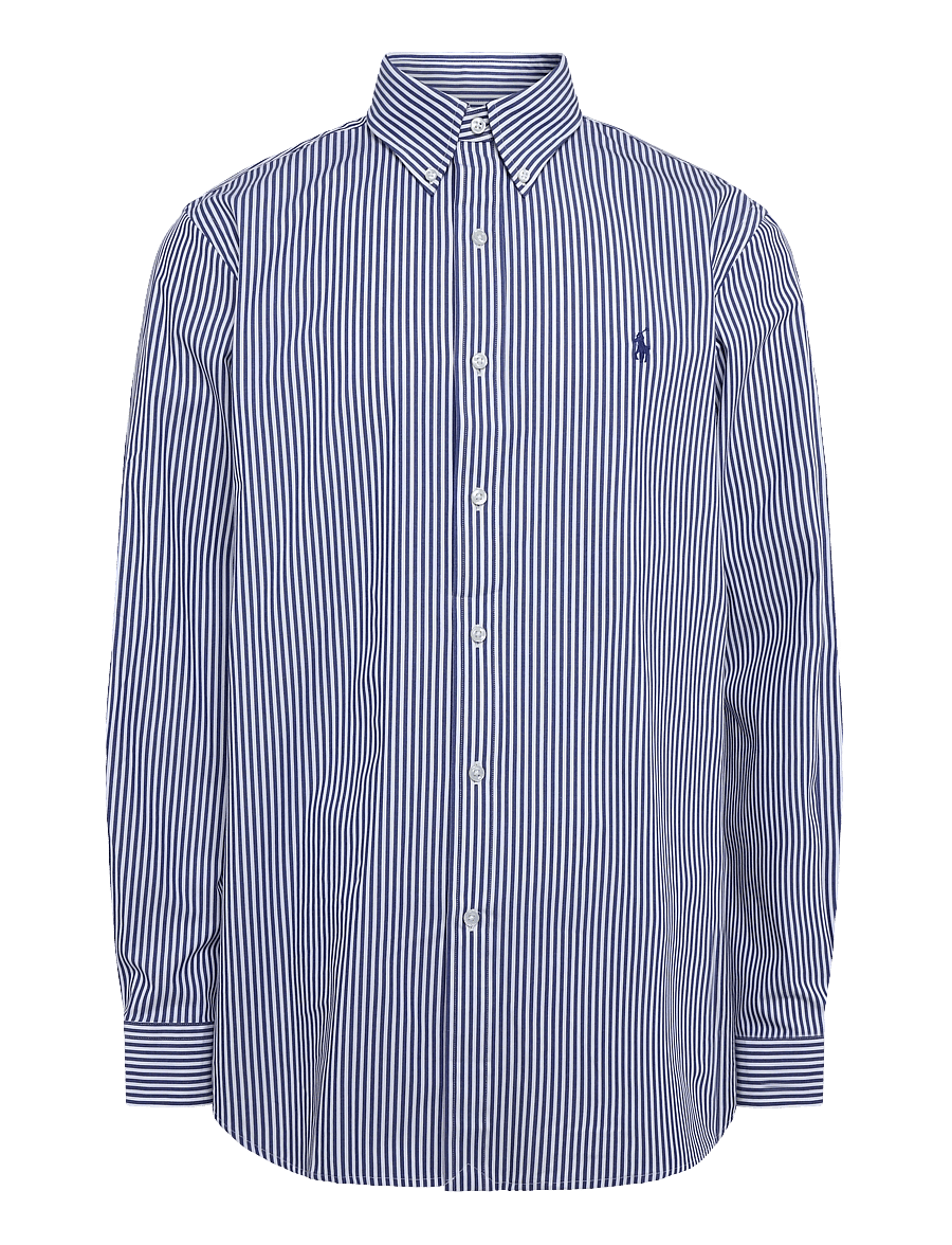 Polo Ralph Lauren - 50/1 BISTRCH POPLIN-CUBDPPCS - gestreifte hemden - 4655a navy/white - 1
