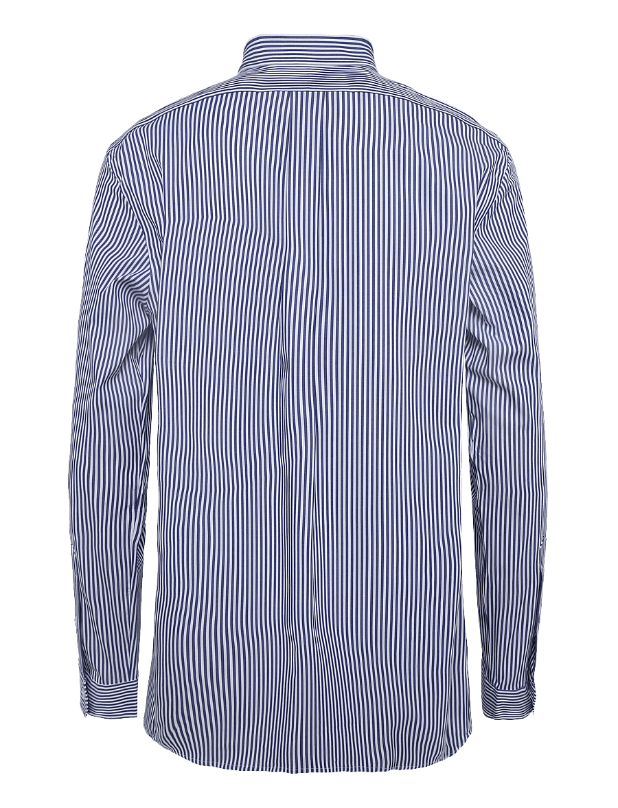 Polo Ralph Lauren - 50/1 BISTRCH POPLIN-CUBDPPCS - gestreifte hemden - 4655a navy/white - 2
