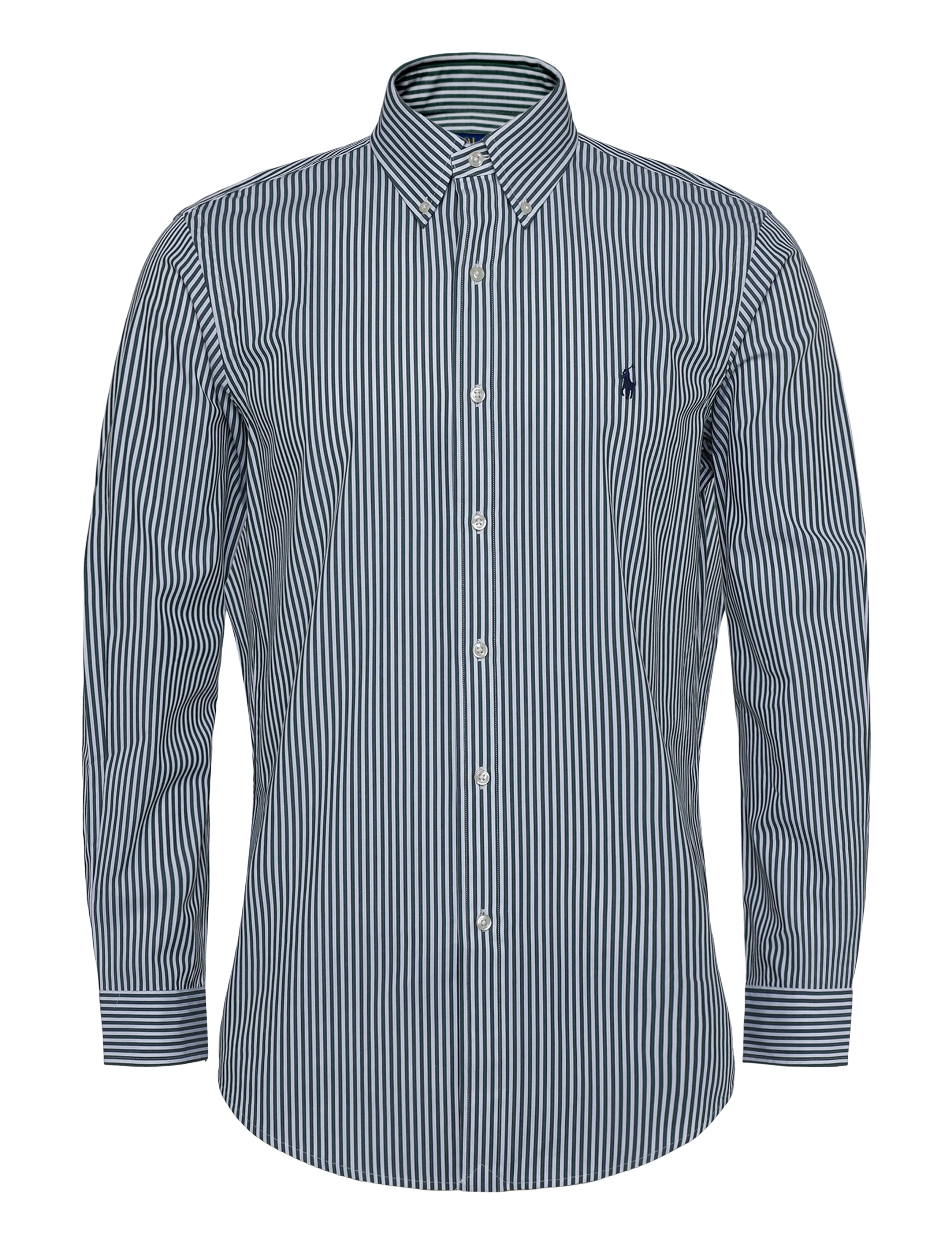 Polo Ralph Lauren - 50/1 BISTRCH POPLIN-CUBDPPCS - randiga skjortor - 4655c new forest - 1