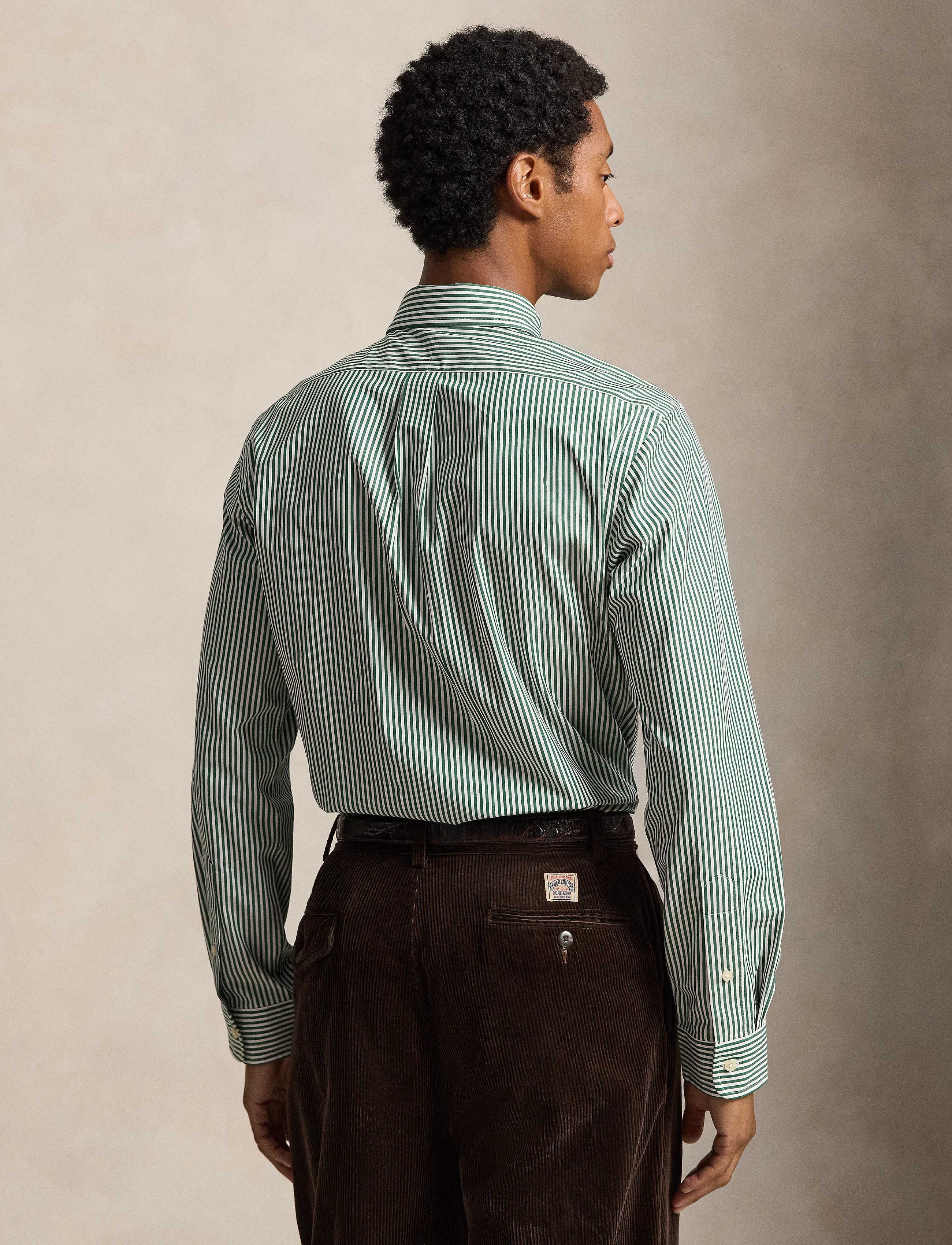 Polo Ralph Lauren - 50/1 BISTRCH POPLIN-CUBDPPCS - randiga skjortor - 4655c new forest - 3