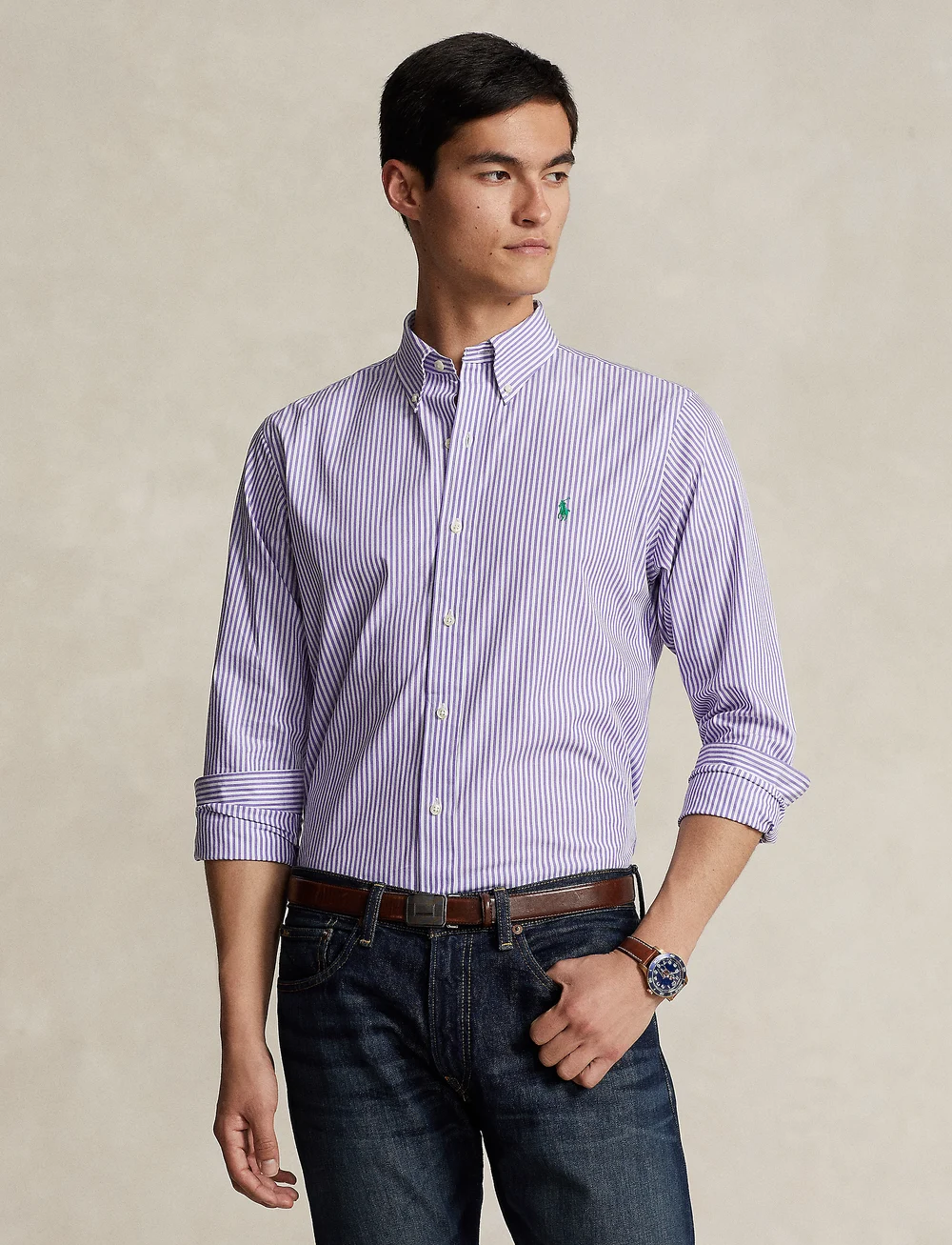 Polo Ralph Lauren Custom Fit Plaid Stretch Poplin Shirt Casual shirts Boozt
