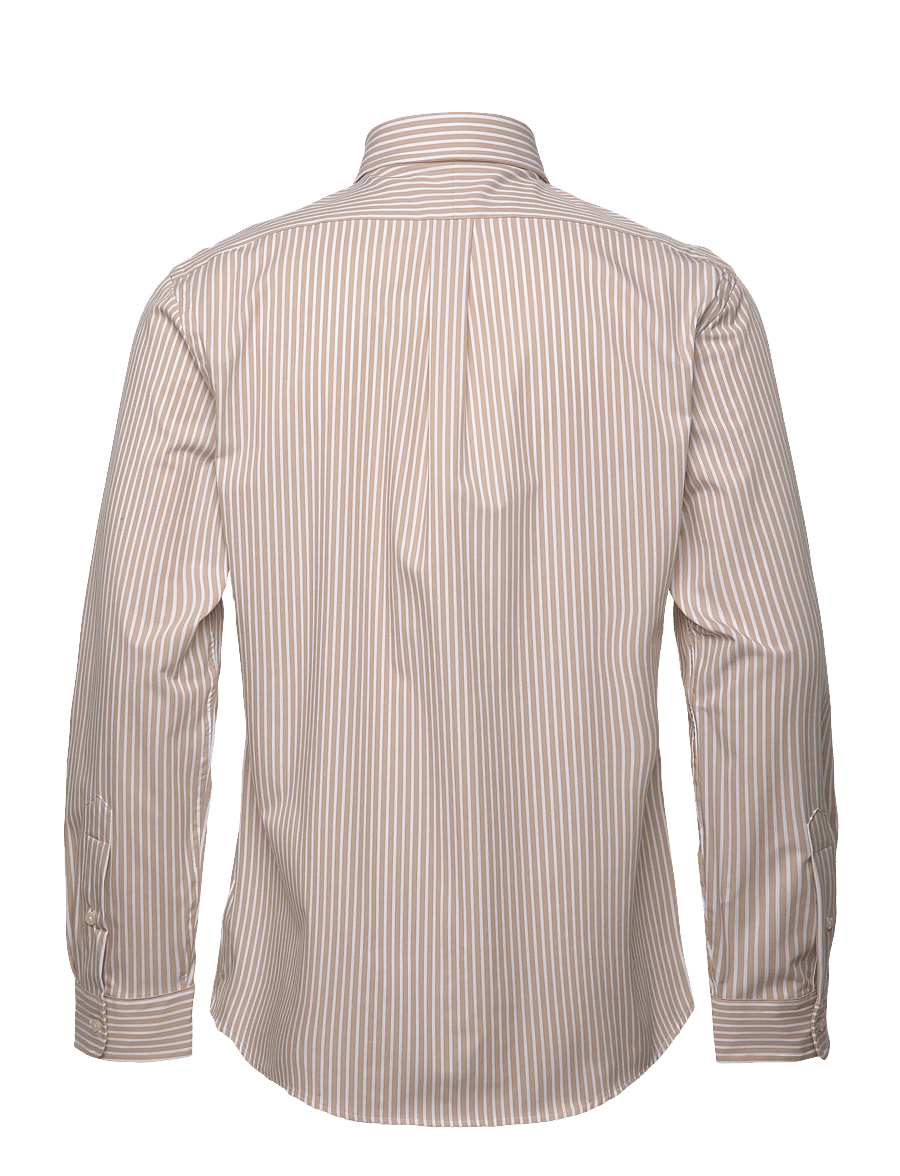 Polo Ralph Lauren - Custom Fit Striped Stretch Poplin Shirt - gestreifte hemden - 6779i coastal bei - 1