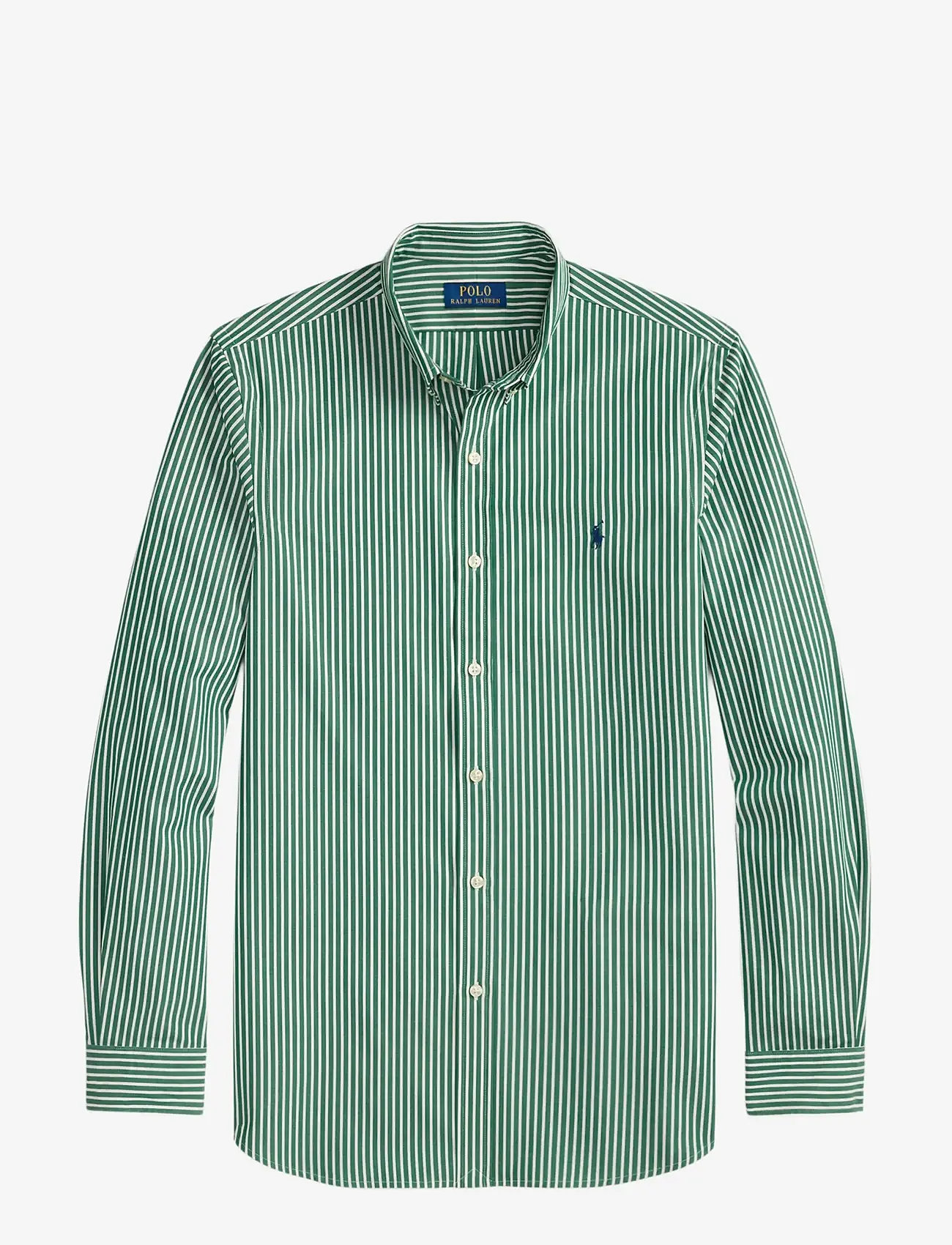Polo Ralph Lauren - Custom Fit Striped Stretch Poplin Shirt - basic skjorter - 6779k new forest - 1