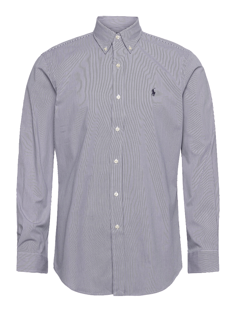 Polo Ralph Lauren - Custom Fit Striped Stretch Poplin Shirt - tavalised t-särgid - 7085a new classic - 0
