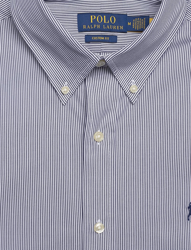 Polo Ralph Lauren - Custom Fit Striped Stretch Poplin Shirt - tavalised t-särgid - 7085a new classic - 2