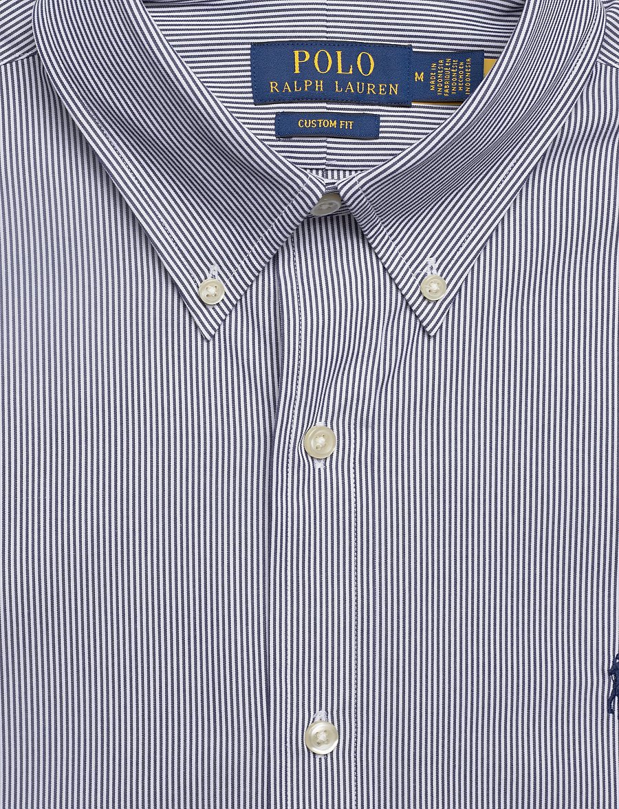 Polo Ralph Lauren - Custom Fit Striped Stretch Poplin Shirt - stribede skjorter - 7085a new classic - 2