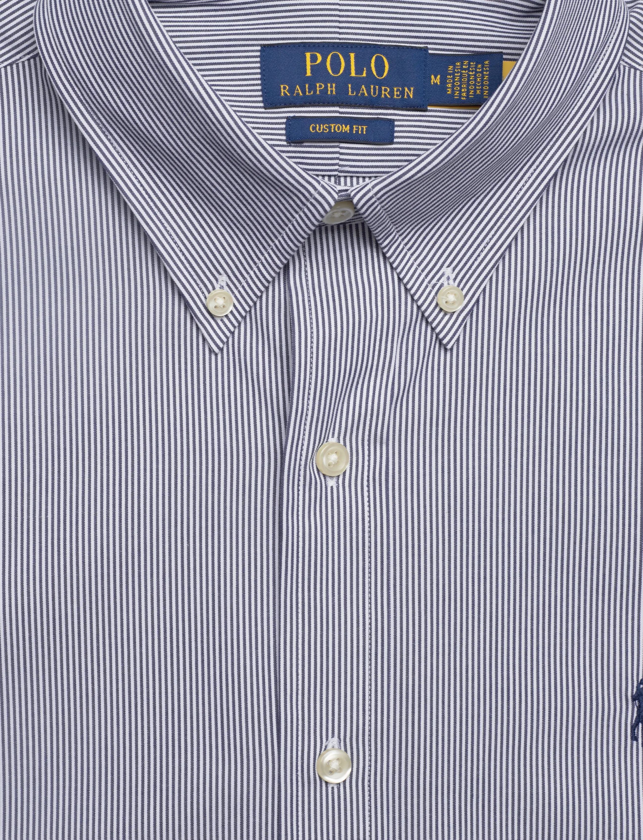 Polo Ralph Lauren - Custom Fit Striped Stretch Poplin Shirt - stribede skjorter - 7085a new classic - 2