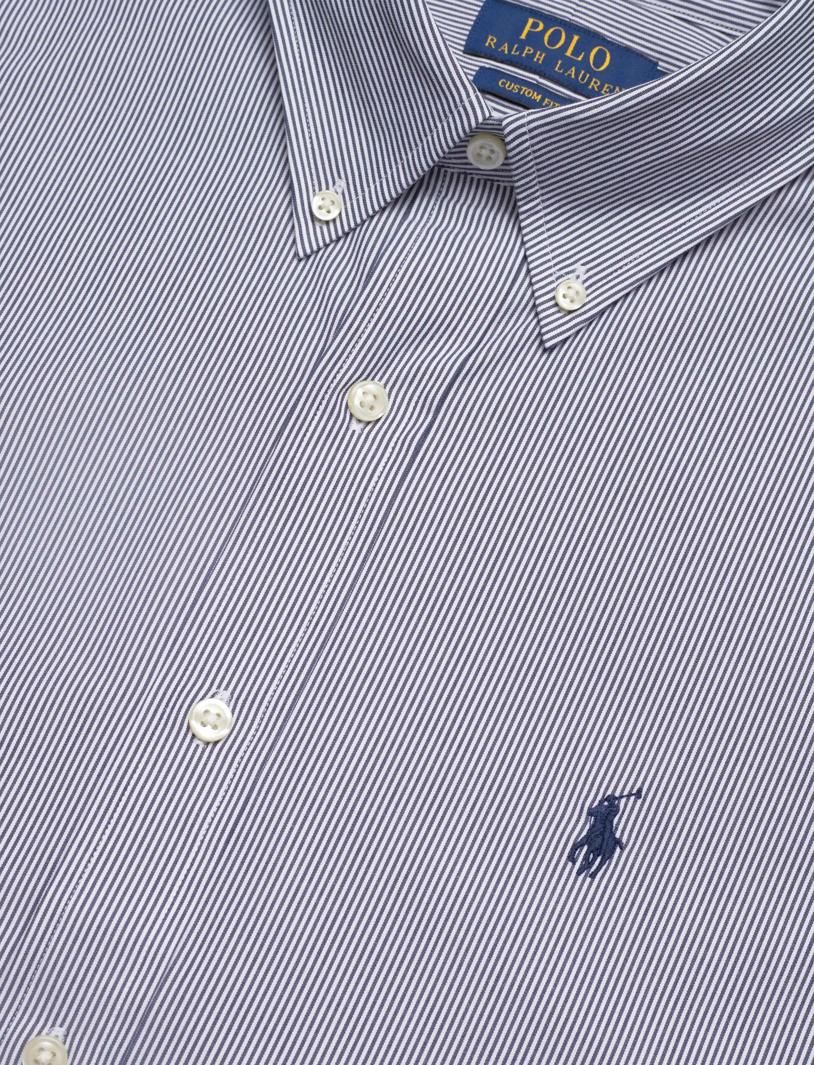 Polo Ralph Lauren - Custom Fit Striped Stretch Poplin Shirt - stribede skjorter - 7085a new classic - 3