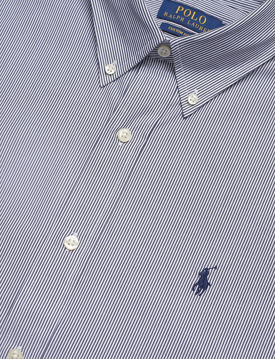 Polo Ralph Lauren - Custom Fit Striped Stretch Poplin Shirt - stribede skjorter - 7085a new classic - 3