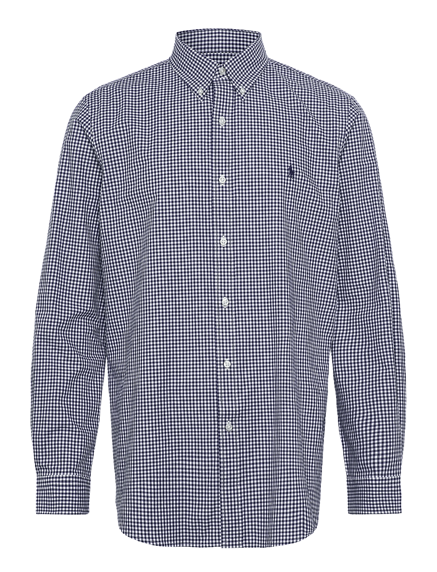 Polo Ralph Lauren - Custom Fit Gingham Stretch Poplin Shirt - checkered shirts - 4656ab freshwater - 0