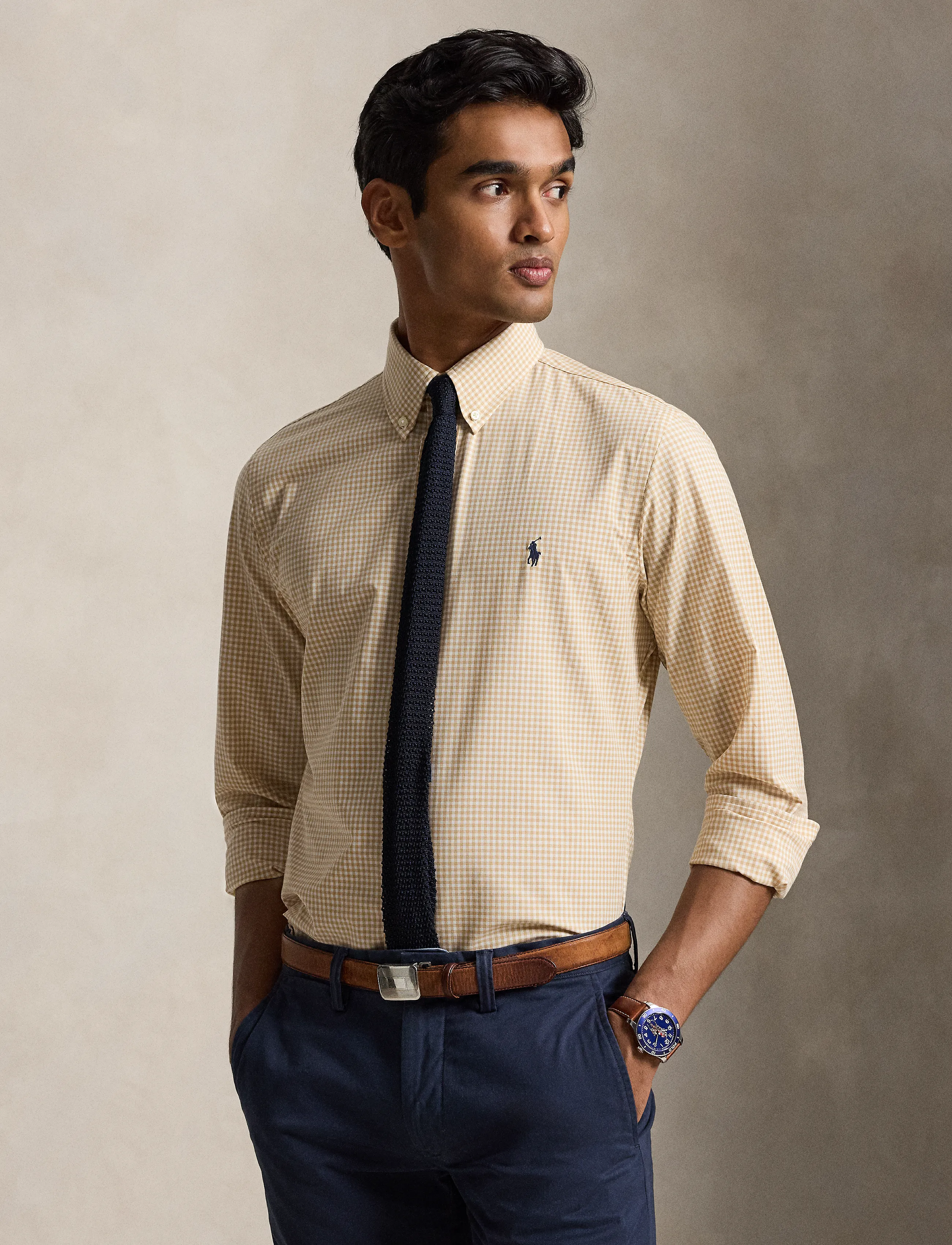 Polo Ralph Lauren 50/1 BISTRCH POPLIN-CUBDPPCS - Hemden - 4656AH CLASSIC CA / beige
