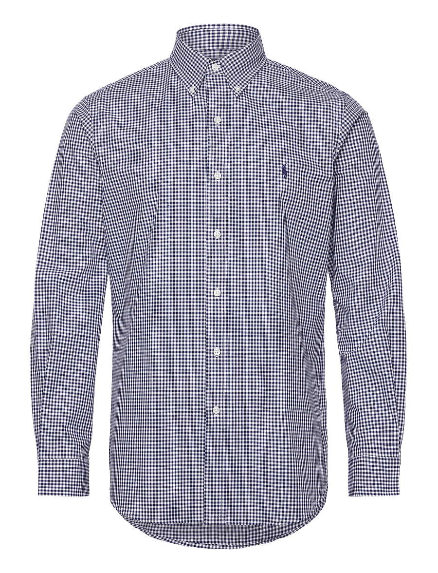 Polo Ralph Lauren - 50/1 BISTRCH POPLIN-CUBDPPCS - koszule w kratkę - 4656a navy/white - 1