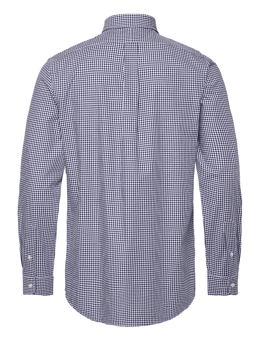 Polo Ralph Lauren - 50/1 BISTRCH POPLIN-CUBDPPCS - koszule w kratkę - 4656a navy/white - 2