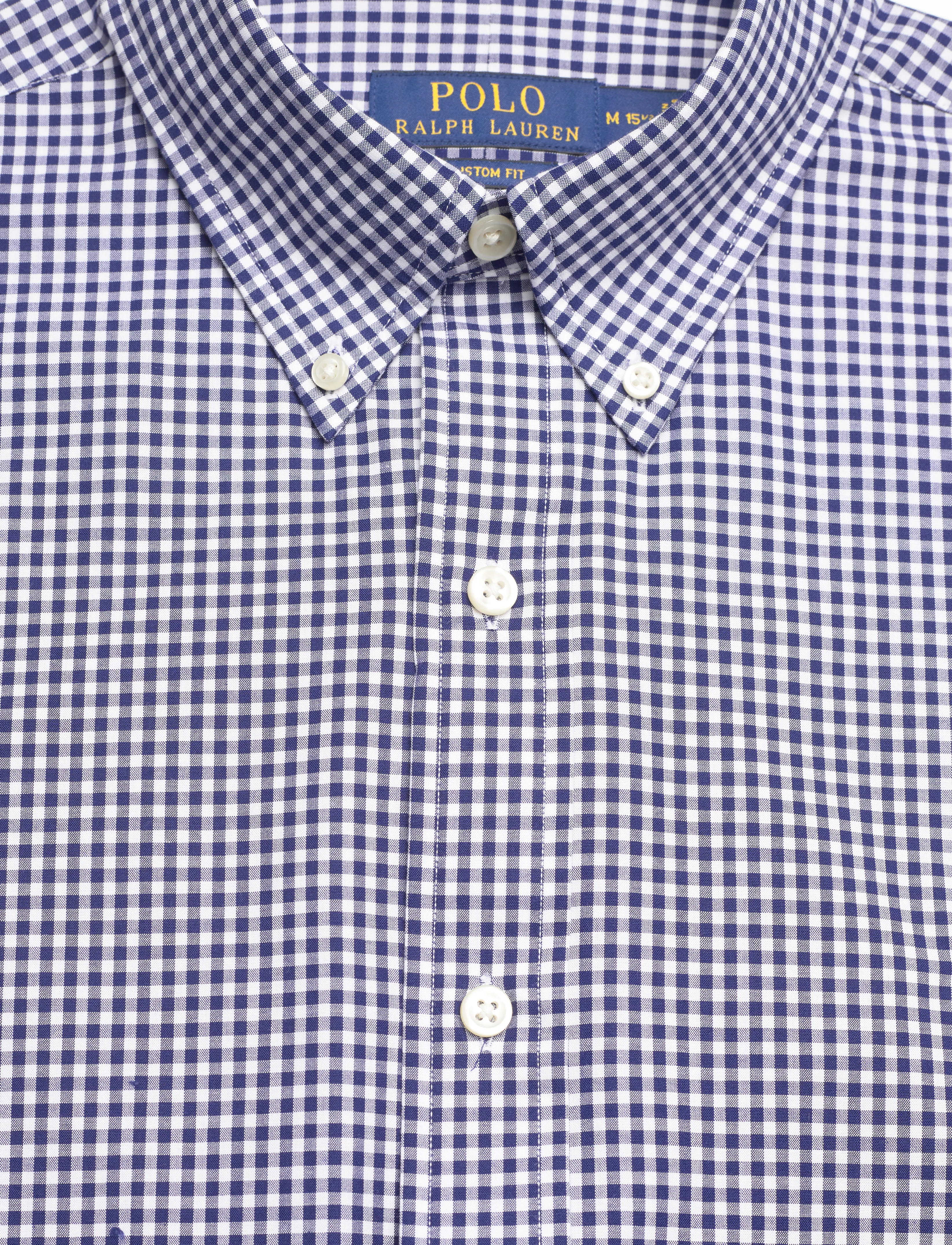 Polo Ralph Lauren - 50/1 BISTRCH POPLIN-CUBDPPCS - koszule w kratkę - 4656a navy/white - 3