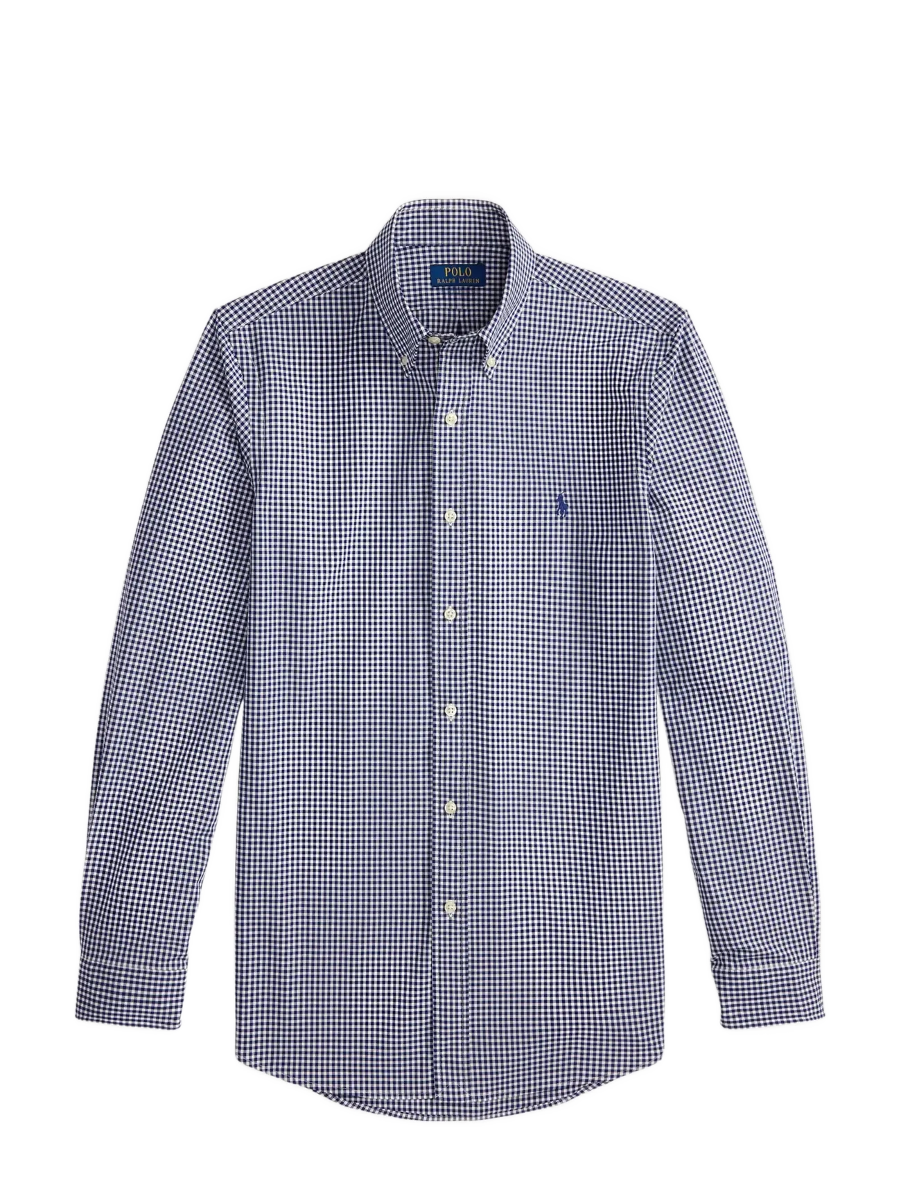 Polo Ralph Lauren Custom Fit Gingham Stretch Poplin Shirt - Skjorter - 4656A NEWPORT NAV / navy