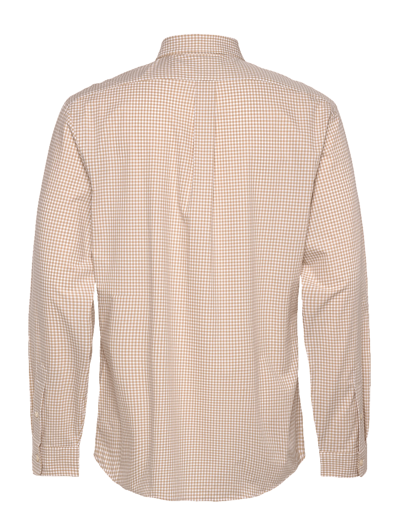 Polo Ralph Lauren - Custom Fit Gingham Stretch Poplin Shirt - basic skjortor - 4656z coastal bei - 1