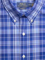 Polo Ralph Lauren - Custom Fit Gingham Stretch Poplin Shirt - rutede skjorter - 6275 blue multi - 2