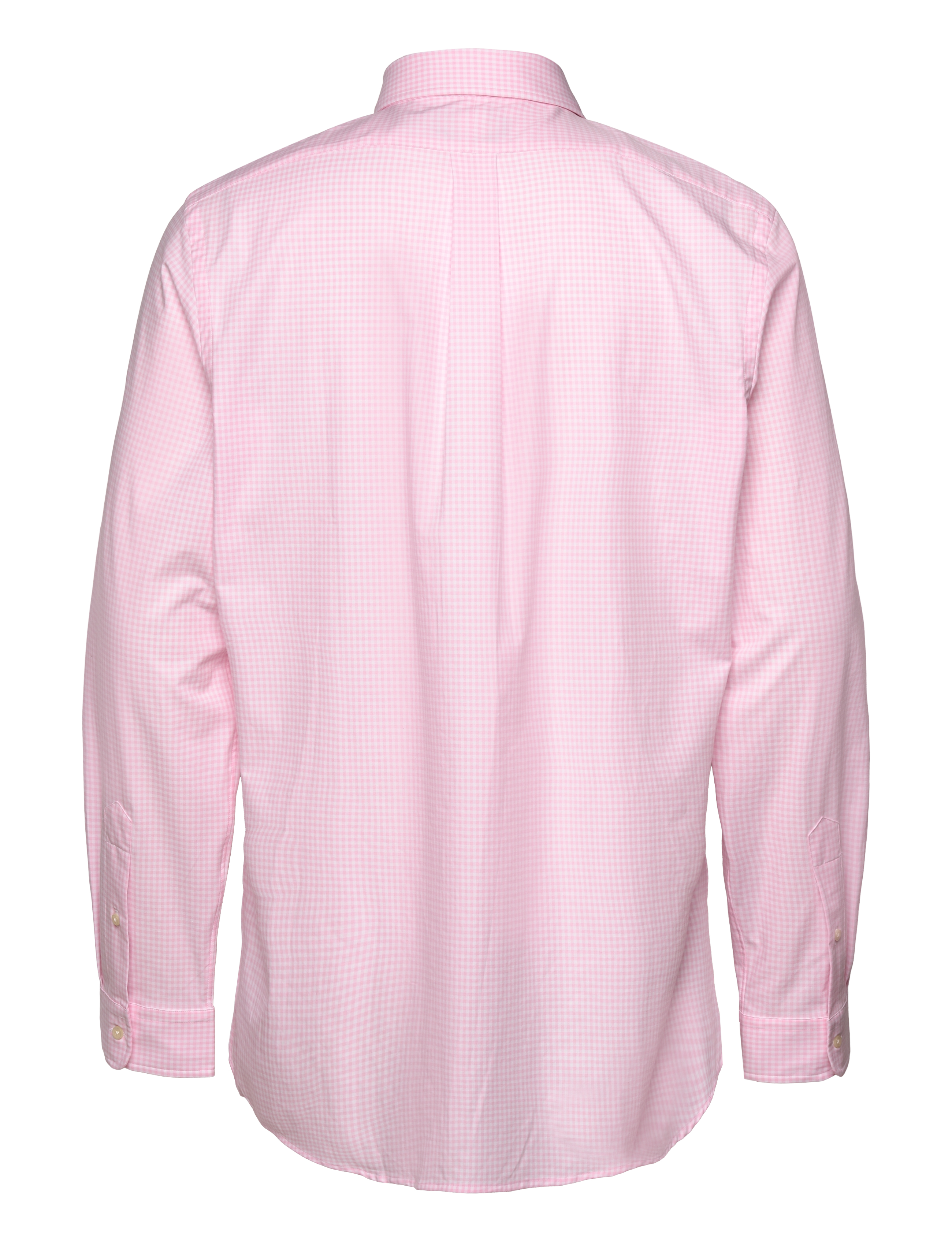 Polo Ralph Lauren - Custom Fit Gingham Stretch Poplin Shirt - köflóttar skyrtur - 6780b carmel pink - 1