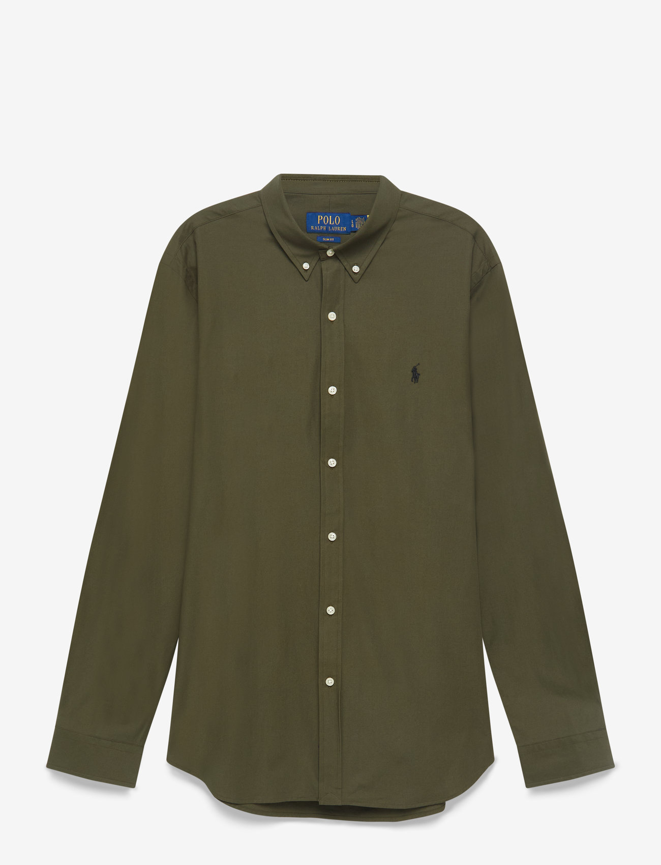 Polo Ralph Lauren - Slim Fit Stretch Poplin Shirt - basic skjortor - armadillo - 2
