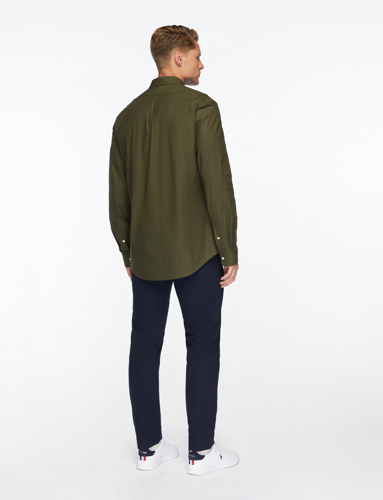 Polo Ralph Lauren - Slim Fit Stretch Poplin Shirt - basic skjortor - armadillo - 5