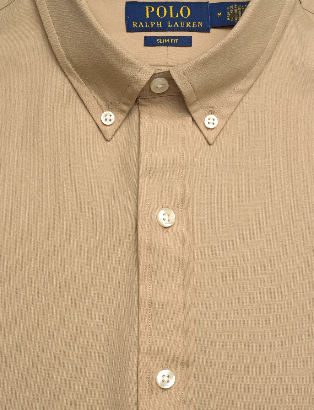 Polo Ralph Lauren - Slim Fit Stretch Poplin Shirt - basic shirts - coastal beige - 2
