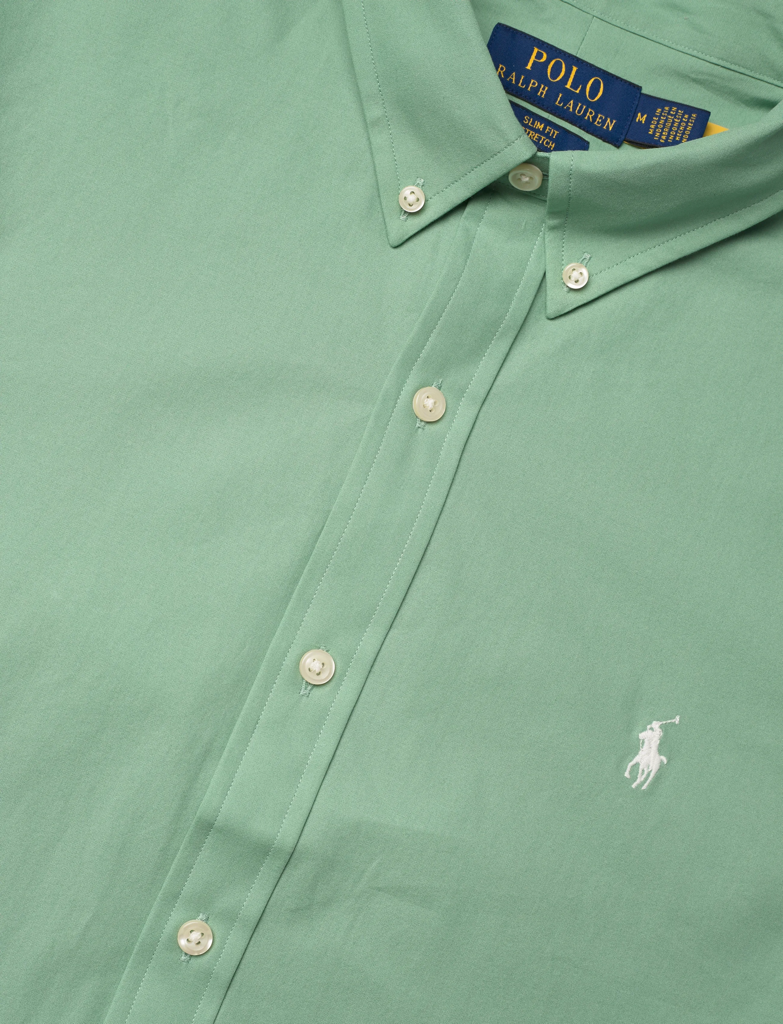 Polo Ralph Lauren - Slim Fit Stretch Poplin Shirt - oxford skjorter - faded mint - 3