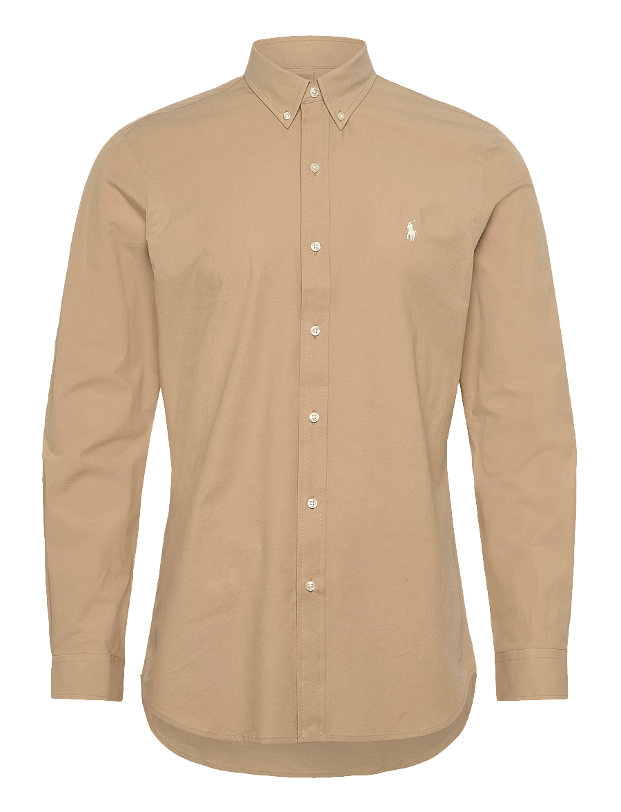 Polo Ralph Lauren - Slim Fit Stretch Poplin Shirt - oxford-hemden - vintage khaki - 0