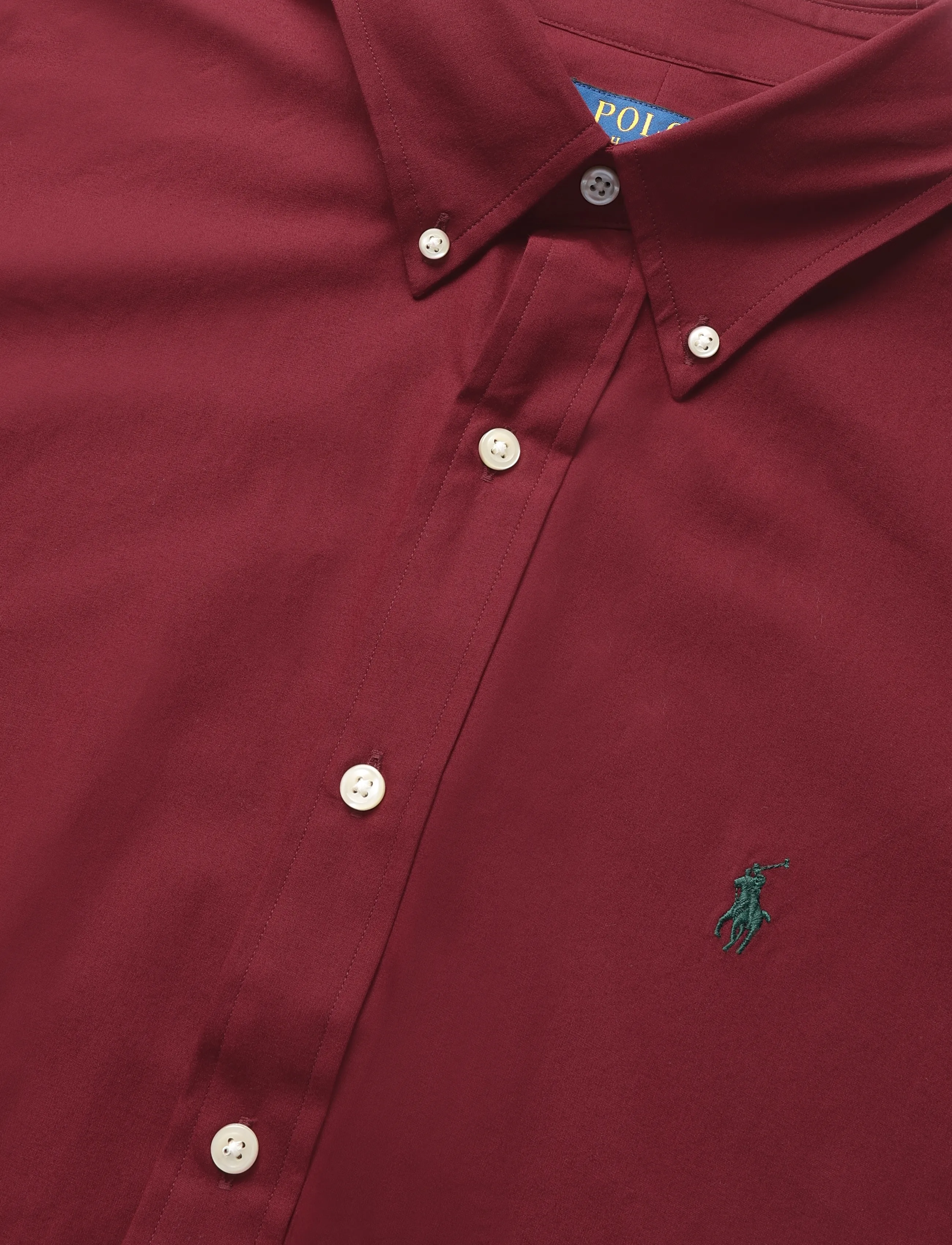 Polo Ralph Lauren - 50/1 BISTRCH POPLIN-LSL-SPS - oxfordi särgid - classic wine - 2
