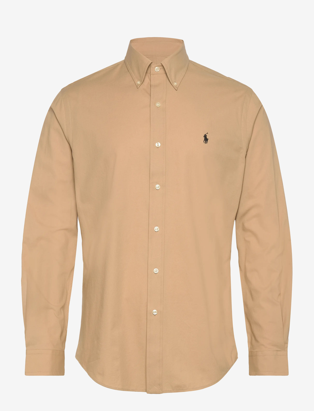 Polo Ralph Lauren - Custom Fit Stretch Poplin Shirt - basic-hemden - coastal beige - 0