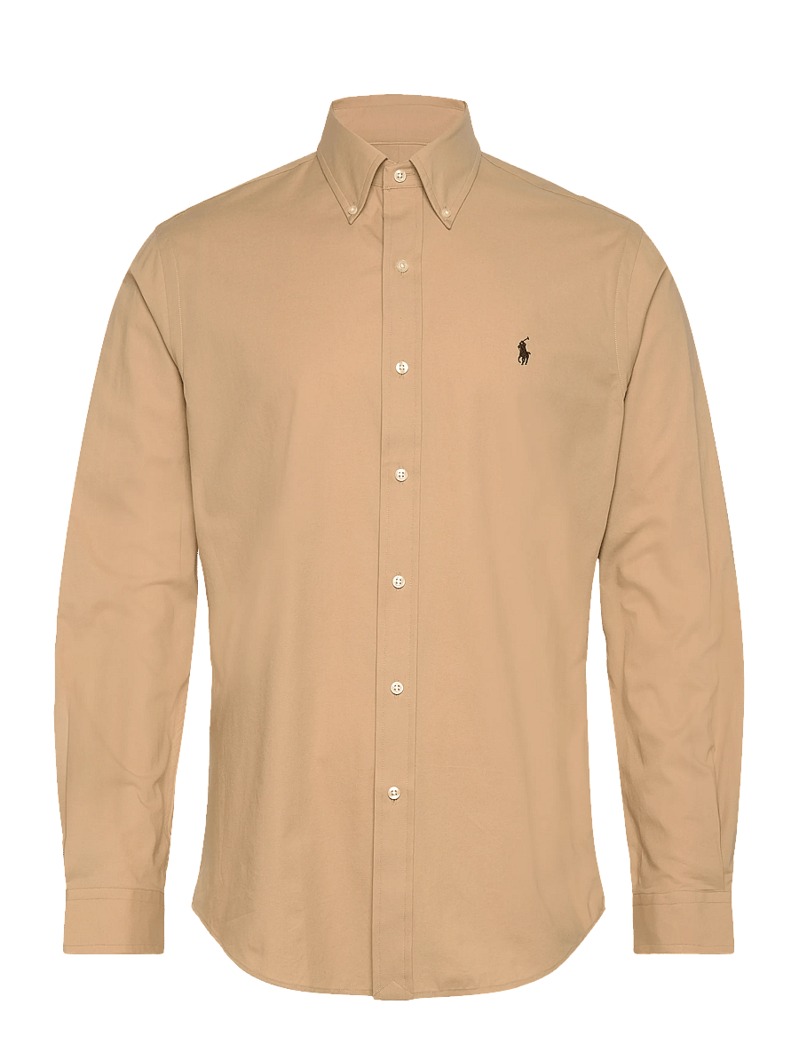 Polo Ralph Lauren - Custom Fit Stretch Poplin Shirt - oxford-hemden - coastal beige - 0