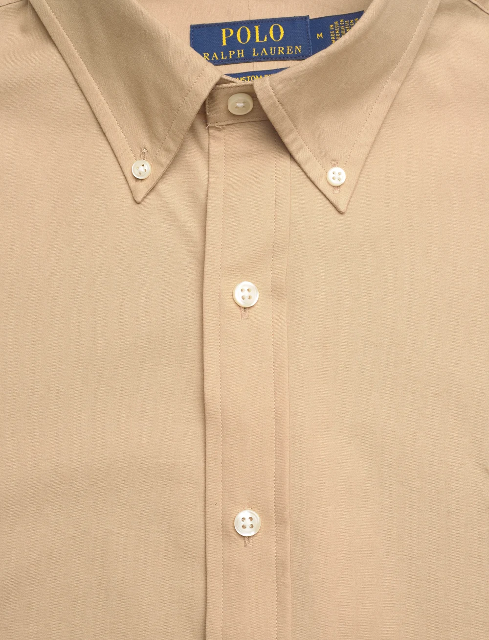 Polo Ralph Lauren - Custom Fit Stretch Poplin Shirt - basic skjortor - coastal beige - 2