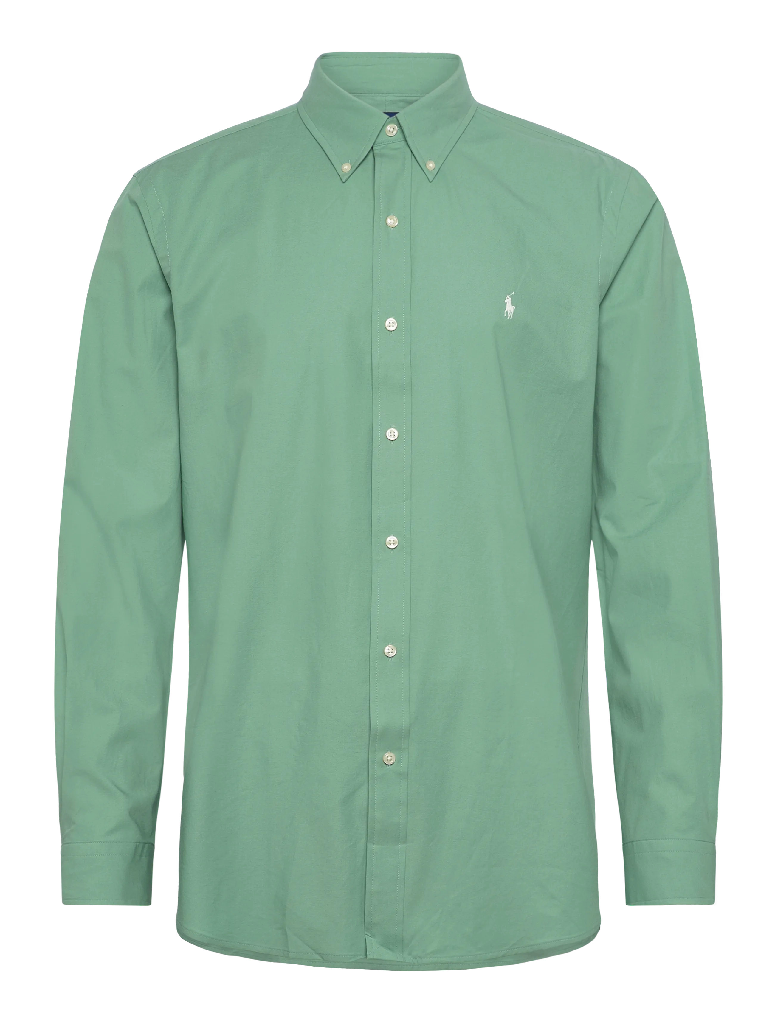 Polo Ralph Lauren Custom Fit Stretch Poplin Shirt - Chemises Oxford - FADED MINT / green