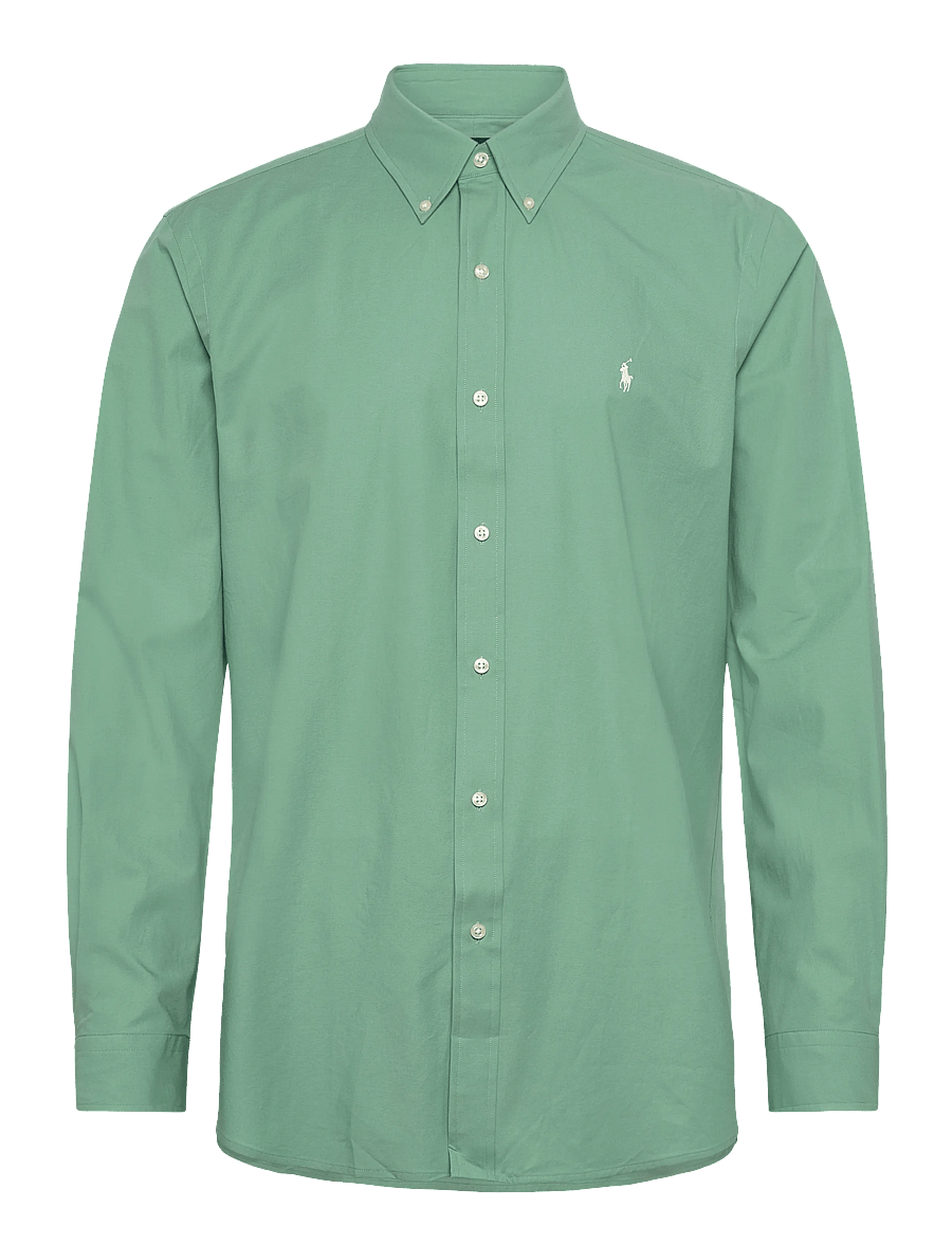 Polo Ralph Lauren - Custom Fit Stretch Poplin Shirt - oxfordi särgid - faded mint - 0