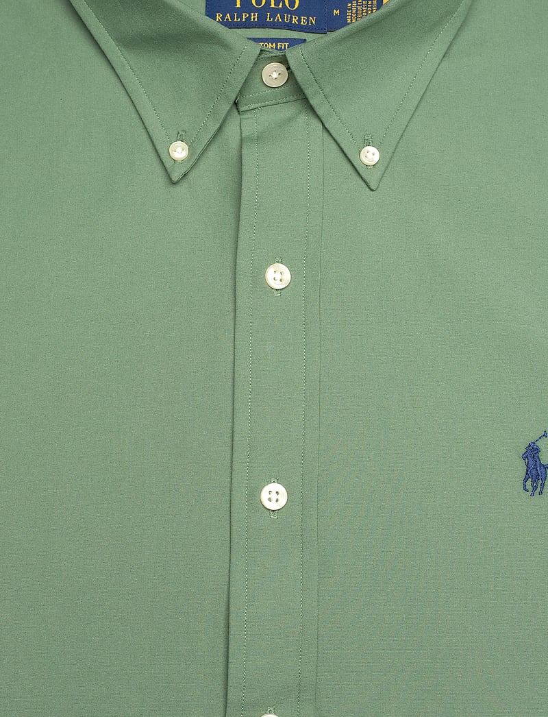 Polo Ralph Lauren - Custom Fit Stretch Poplin Shirt - peruskauluspaidat - fatigue - 2