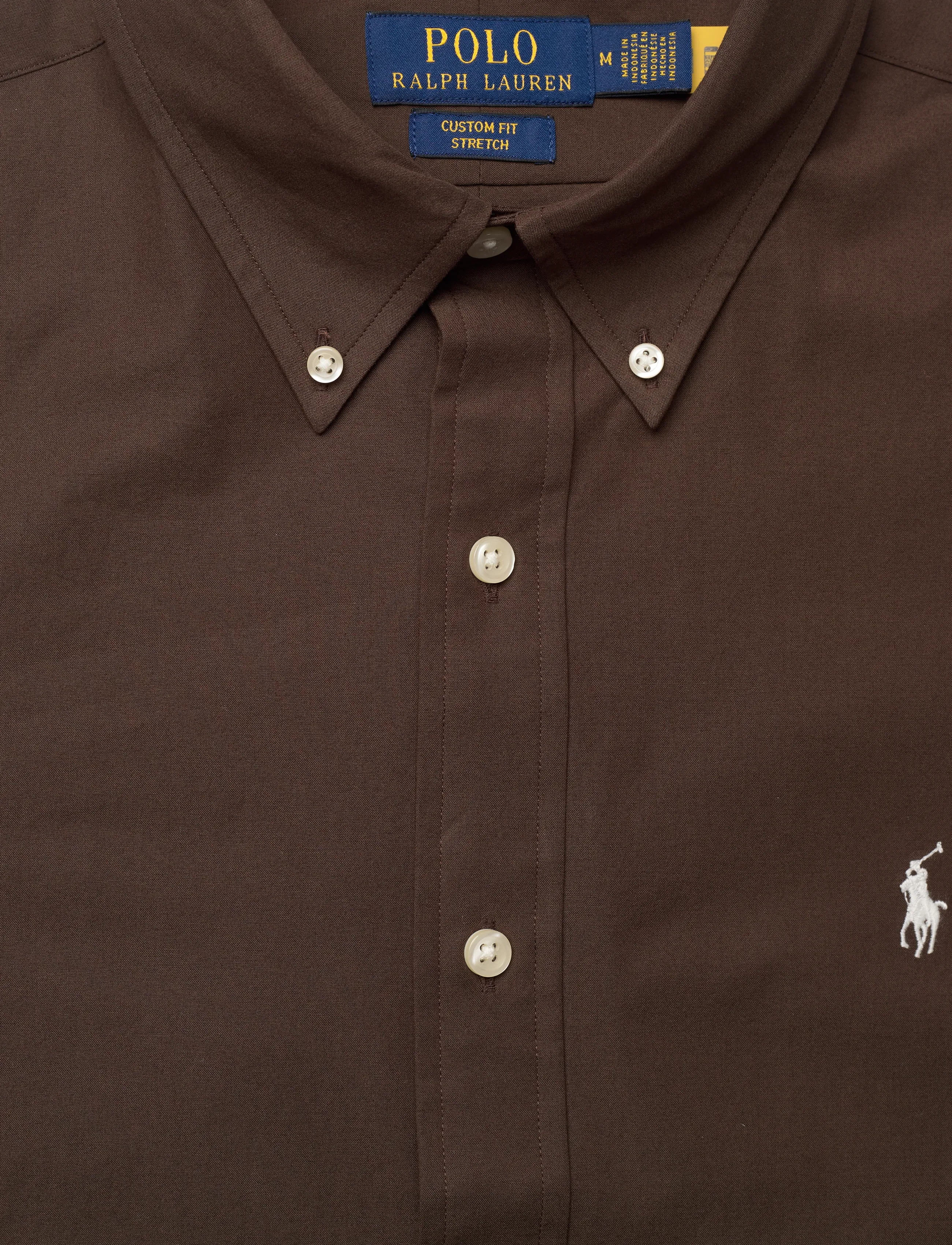 Polo Ralph Lauren - Custom Fit Stretch Poplin Shirt - oxford skjorter - nutmeg brwn - 2