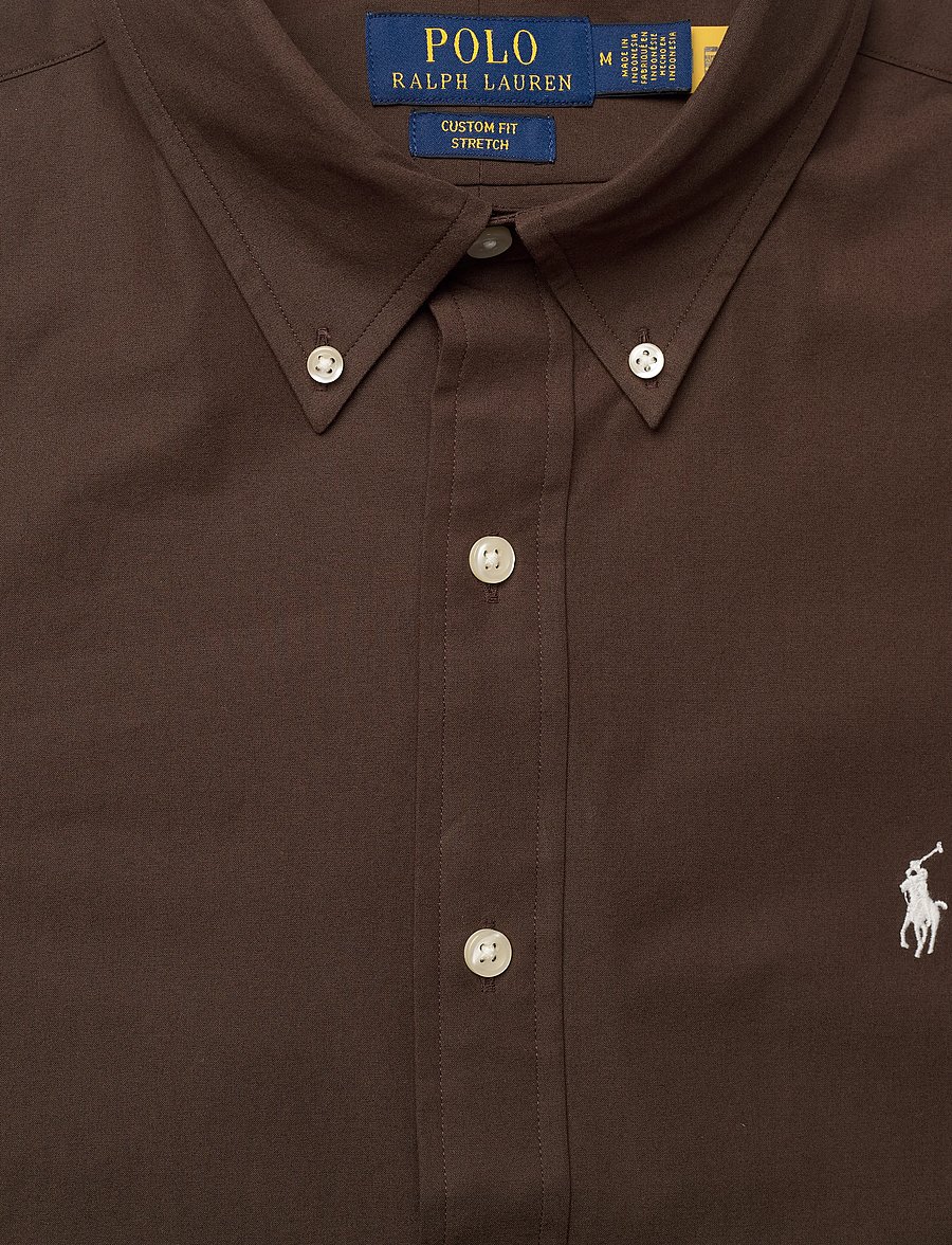 Polo Ralph Lauren - Custom Fit Stretch Poplin Shirt - oxfordi särgid - nutmeg brwn - 2