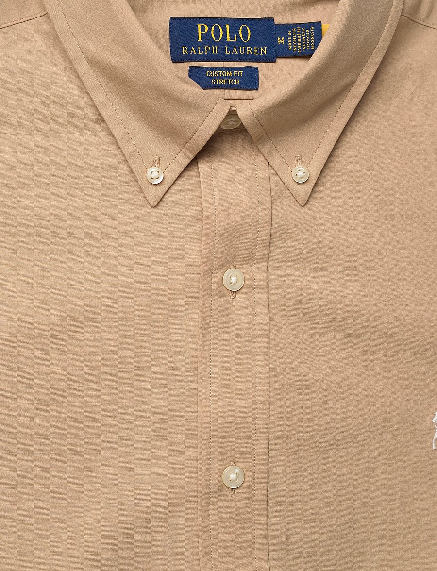 Polo Ralph Lauren - Custom Fit Stretch Poplin Shirt - oxford-hemden - vintage khaki - 2