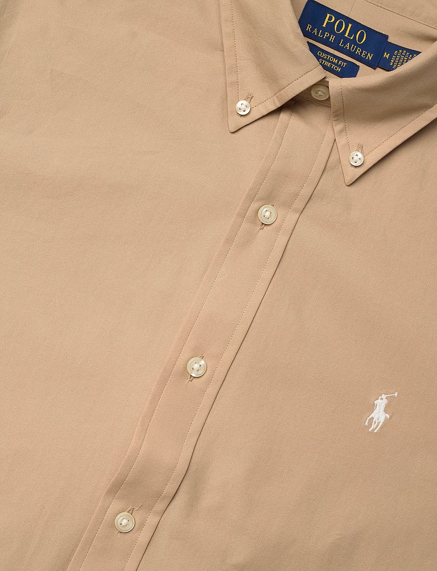Polo Ralph Lauren - Custom Fit Stretch Poplin Shirt - oxford-hemden - vintage khaki - 3
