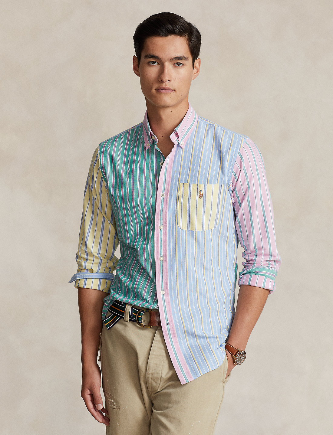 Polo Ralph Lauren Classic Fit Striped Oxford Fun Shirt Casual shirts Boozt