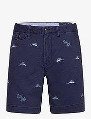 Polo Ralph Lauren - 8-Inch Straight Fit Stretch Chino Short - chino shorts - newport navy/marl - 0