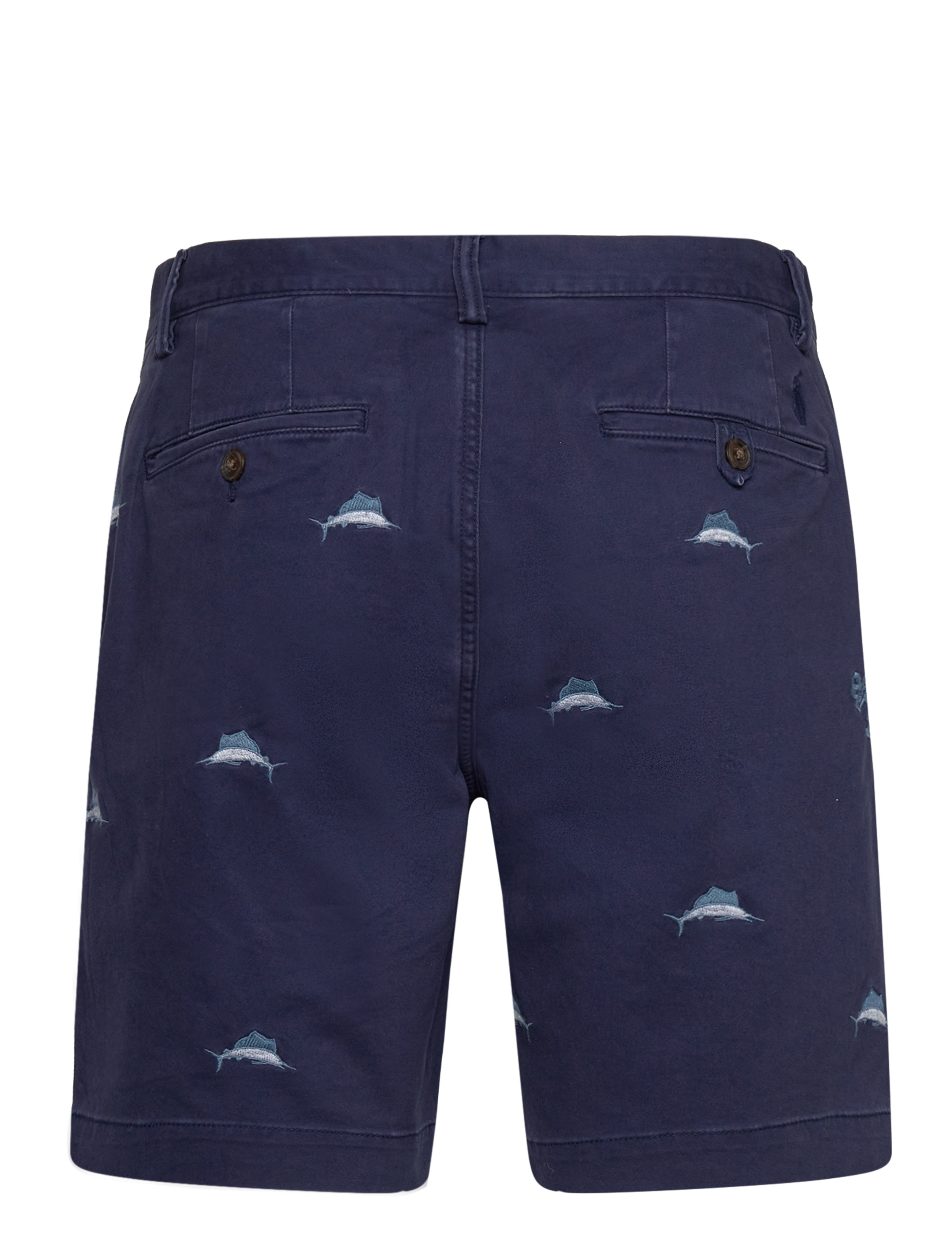 Polo Ralph Lauren - 8-Inch Straight Fit Stretch Chino Short - newport navy/marl - 1